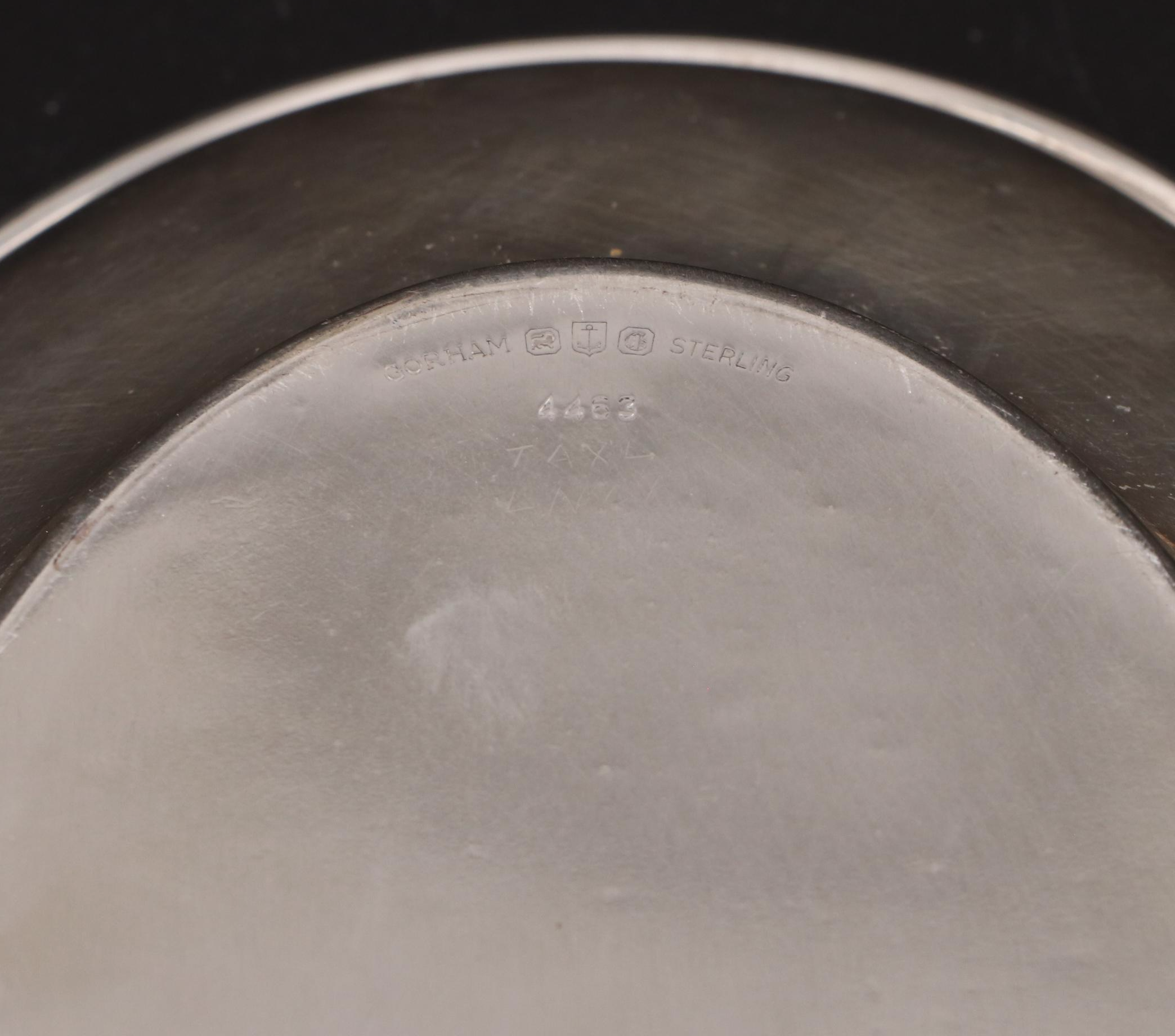 International and Gorham Sterling Silver Bread Trays with 900 Silver Bowl