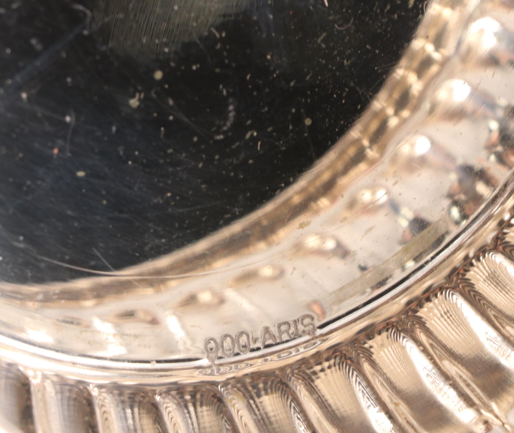 International and Gorham Sterling Silver Bread Trays with 900 Silver Bowl