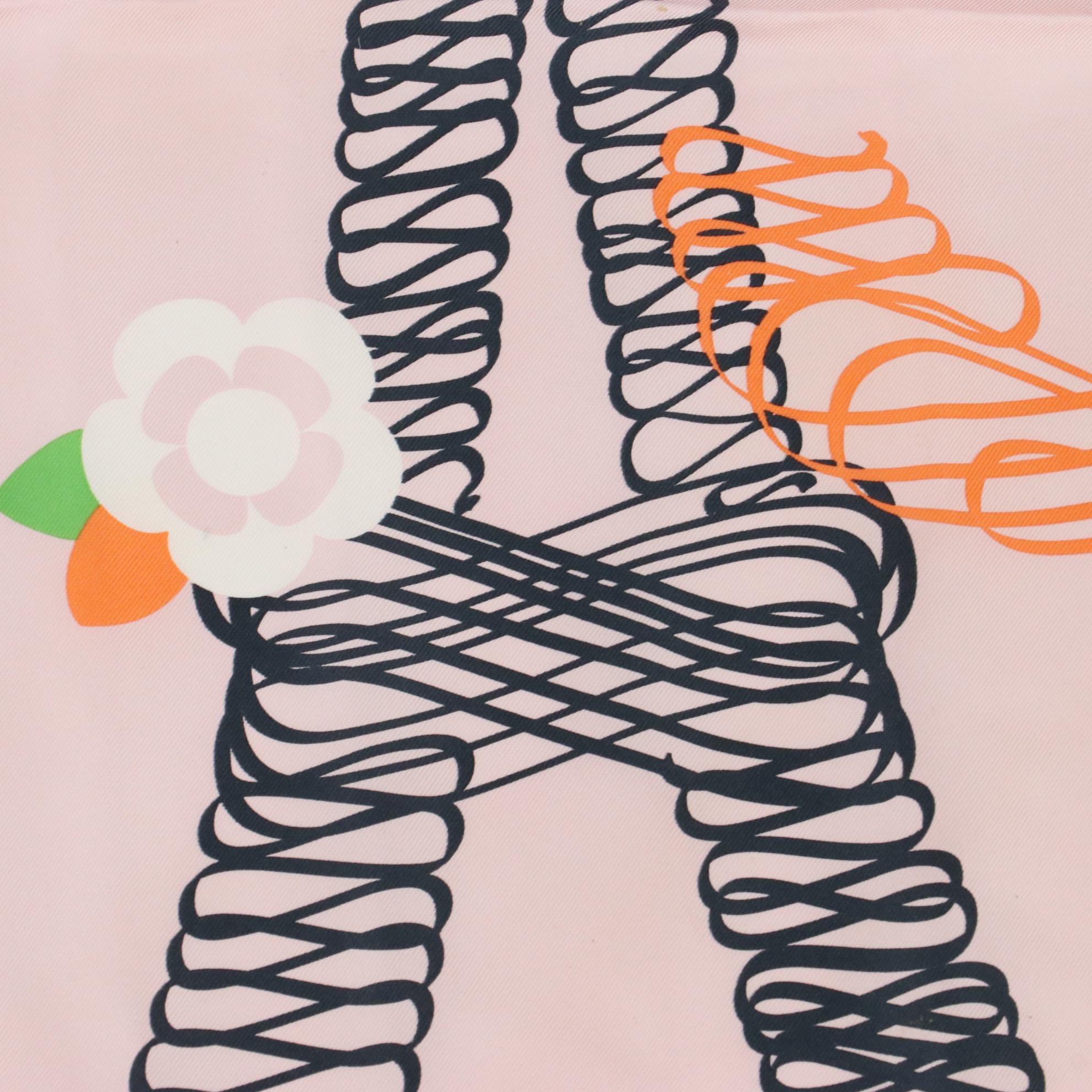 Chanel Coco Chanel No.5 Scarf in Silk Twill Print