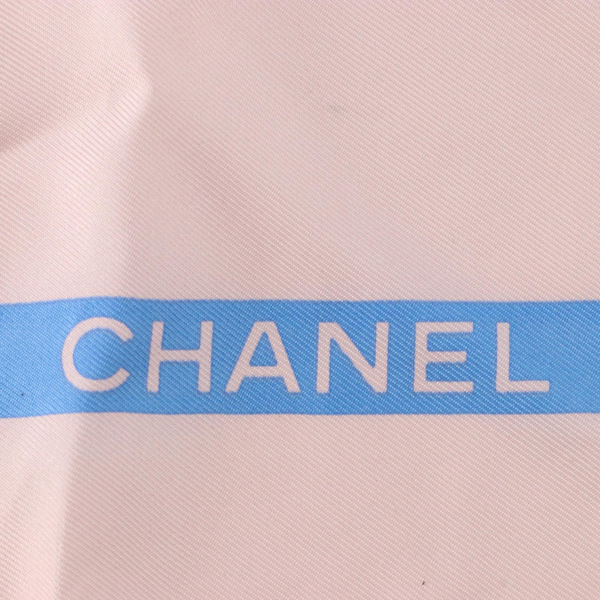 Chanel Coco Chanel No.5 Scarf in Silk Twill Print