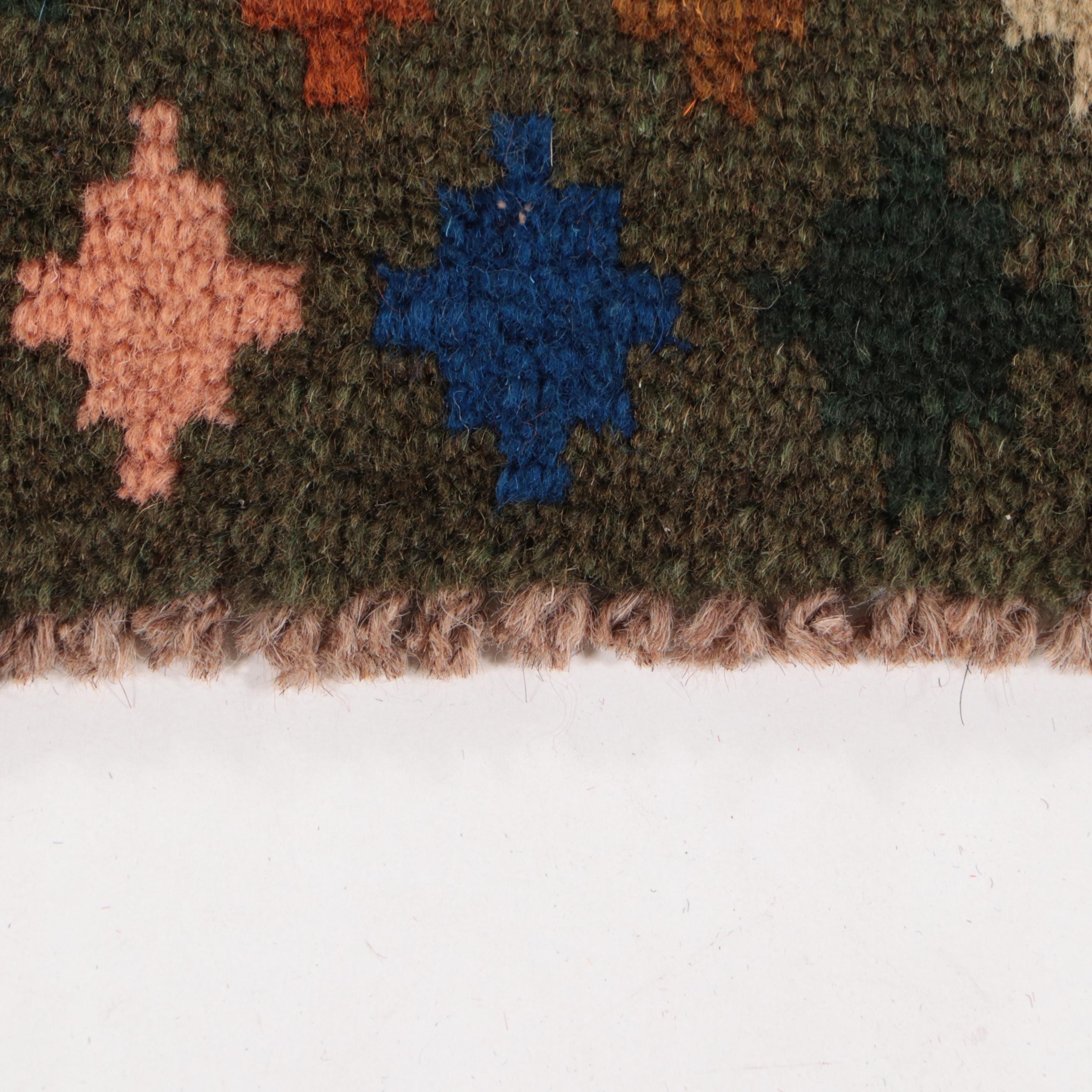 3'2 x 4'8 Hand-Knotted Afghan Baluch Accent Rug