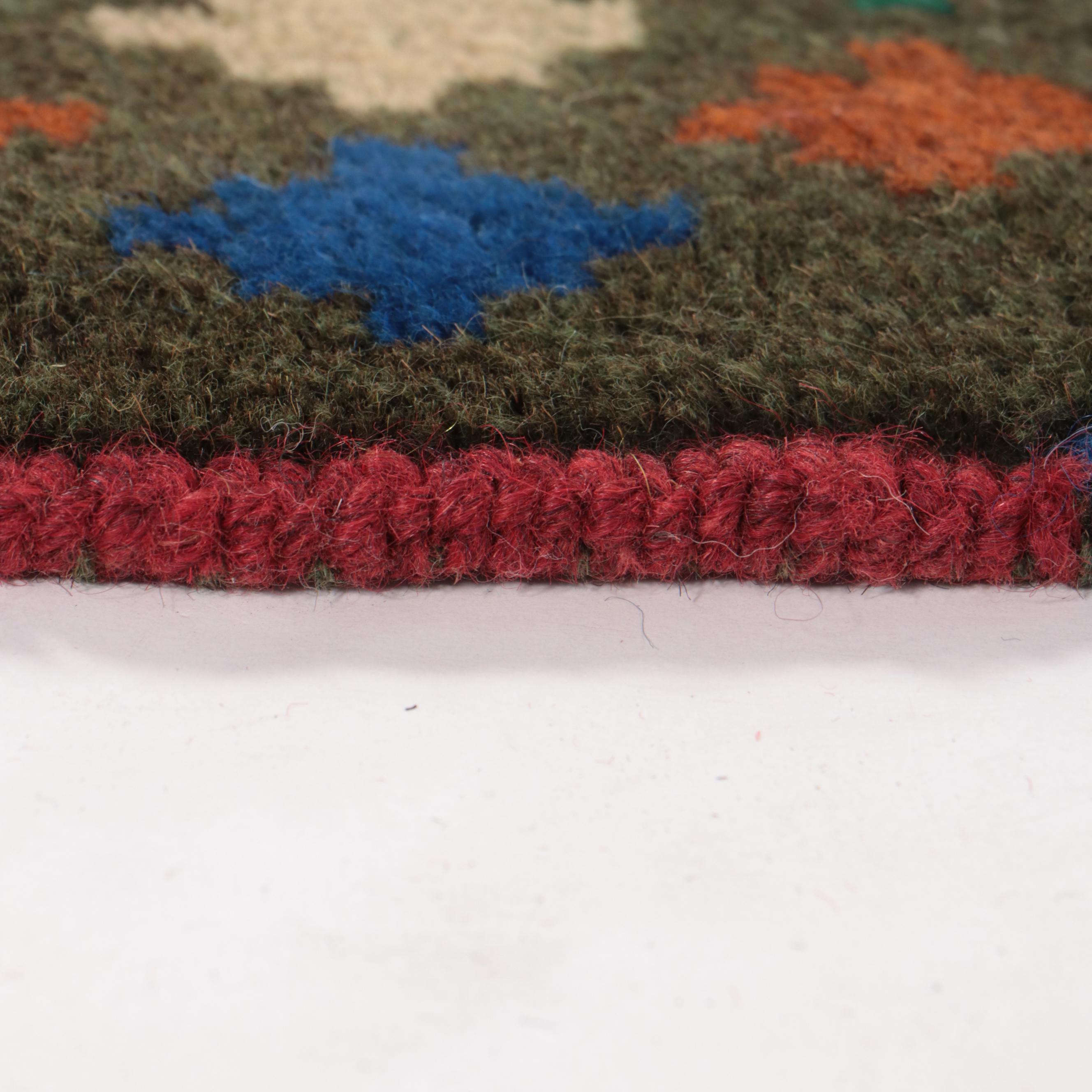 3'2 x 4'8 Hand-Knotted Afghan Baluch Accent Rug