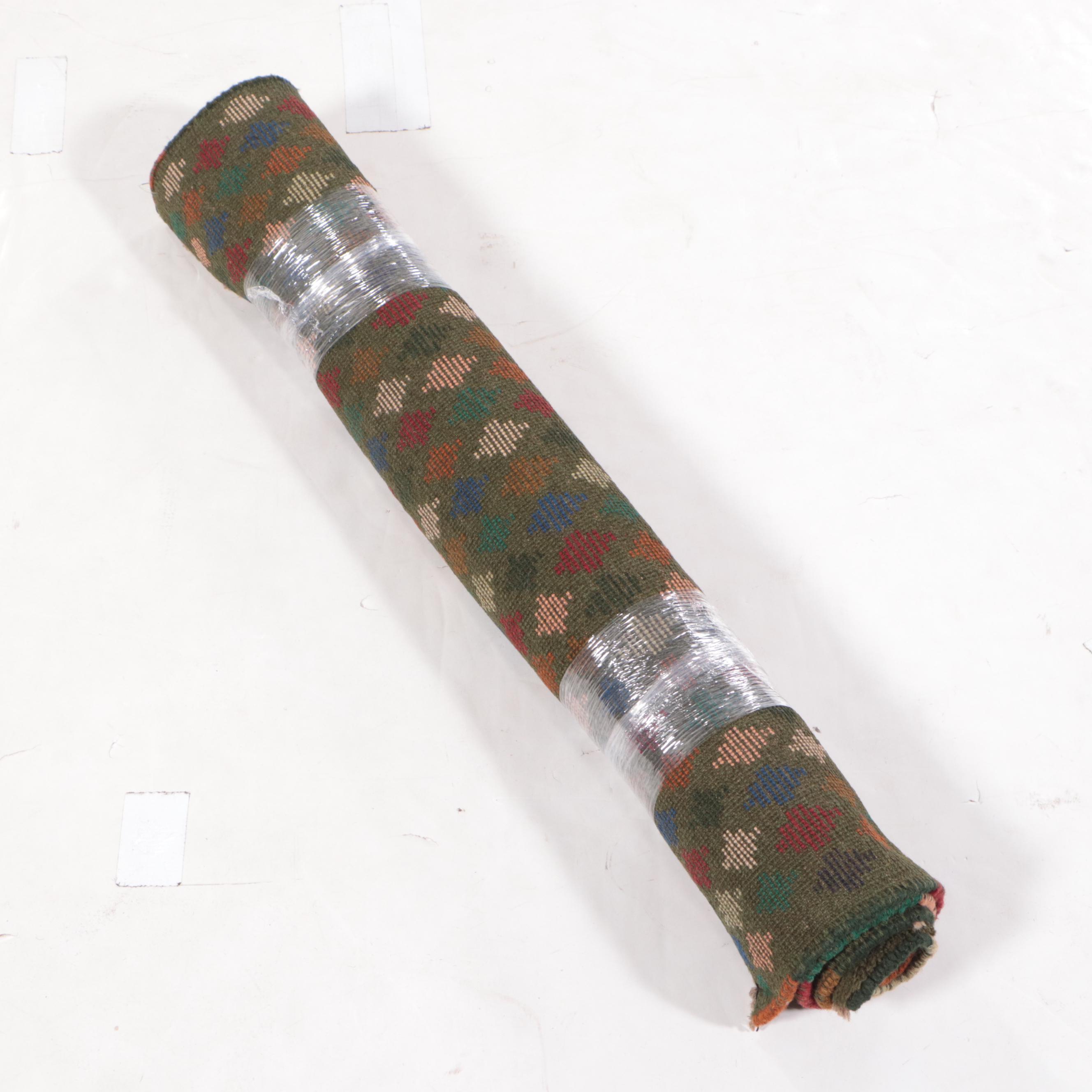 3'2 x 4'8 Hand-Knotted Afghan Baluch Accent Rug