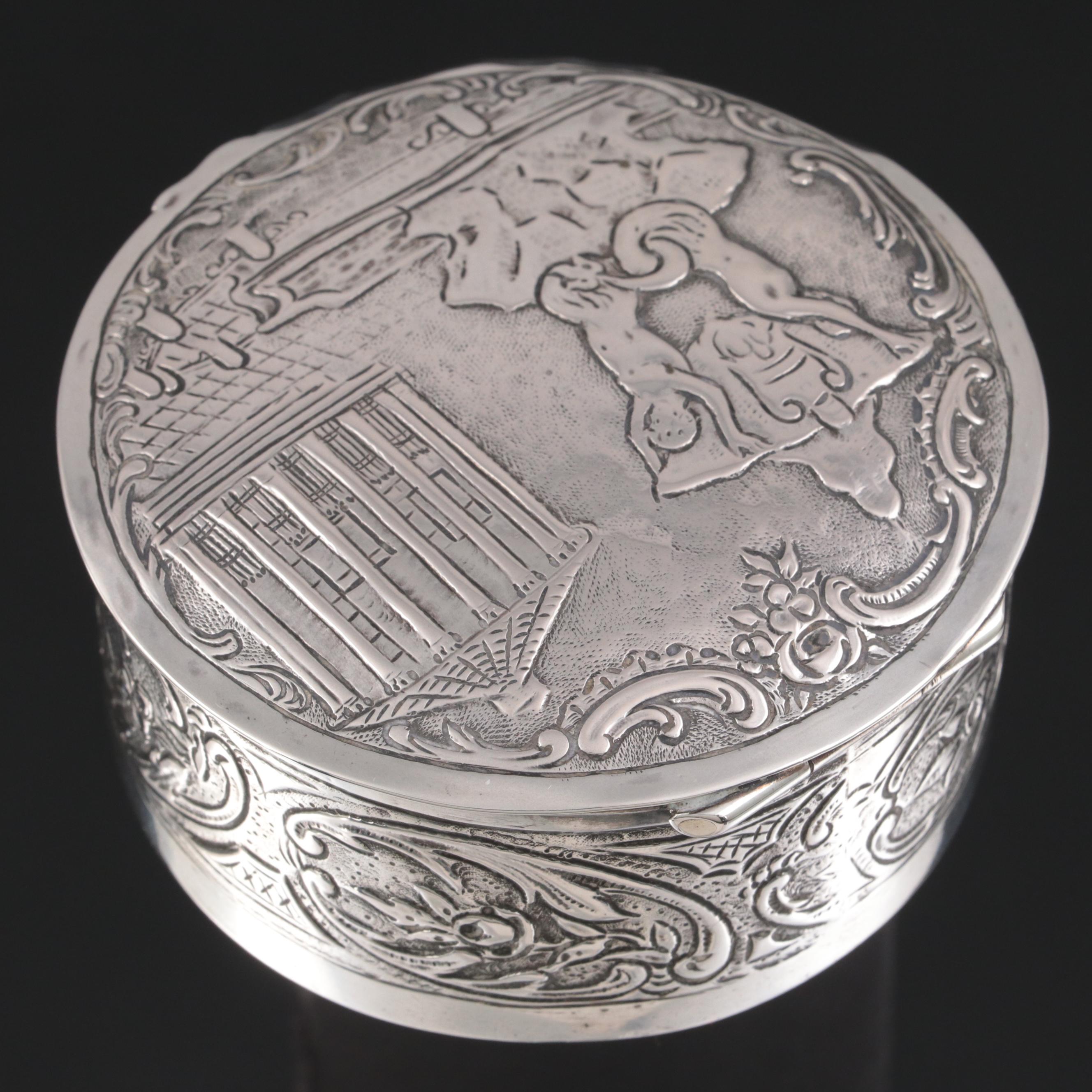 German 800 Silver Box