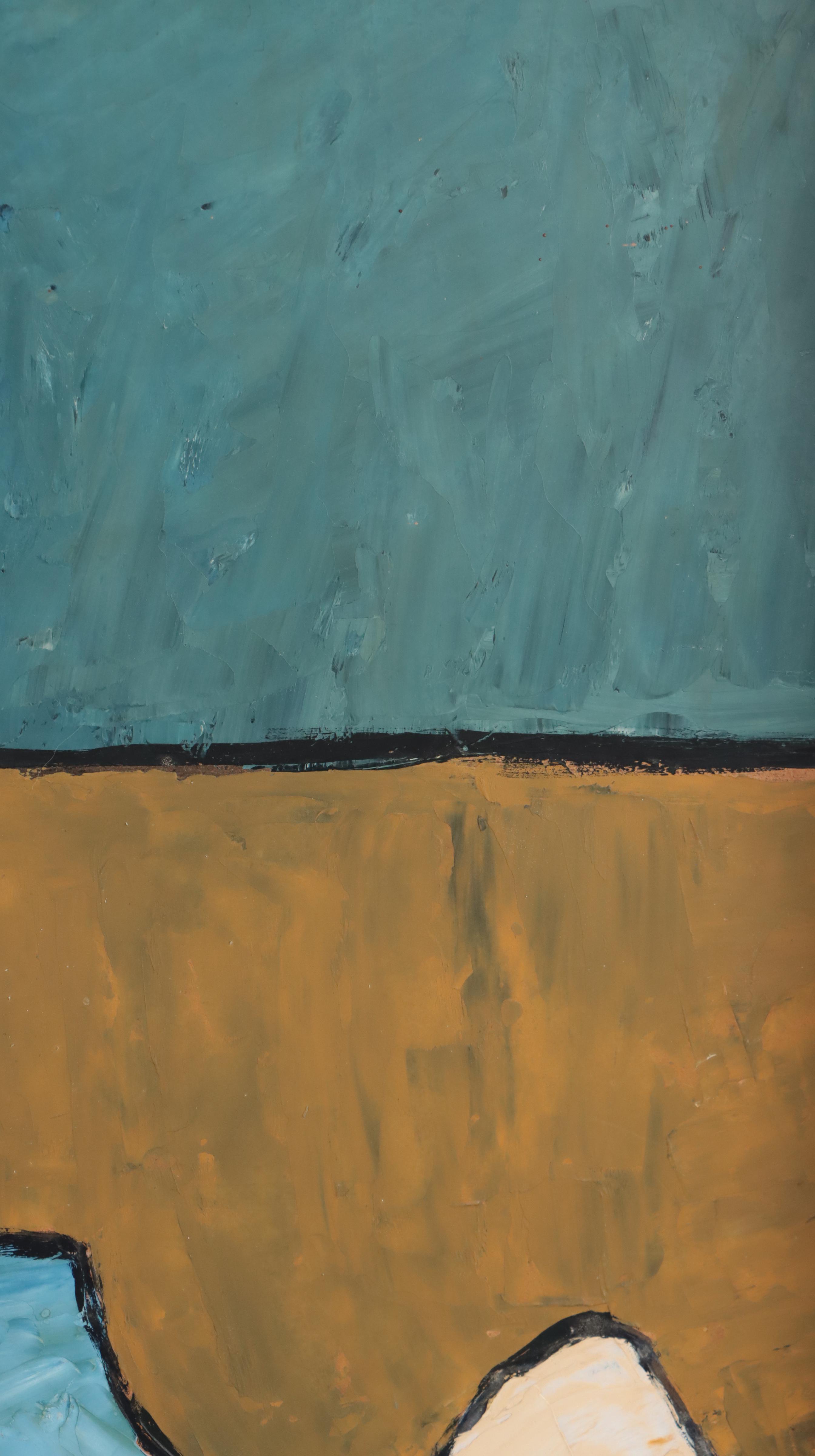 Cedric Chang Oil Painting "Nude Resting," 1961