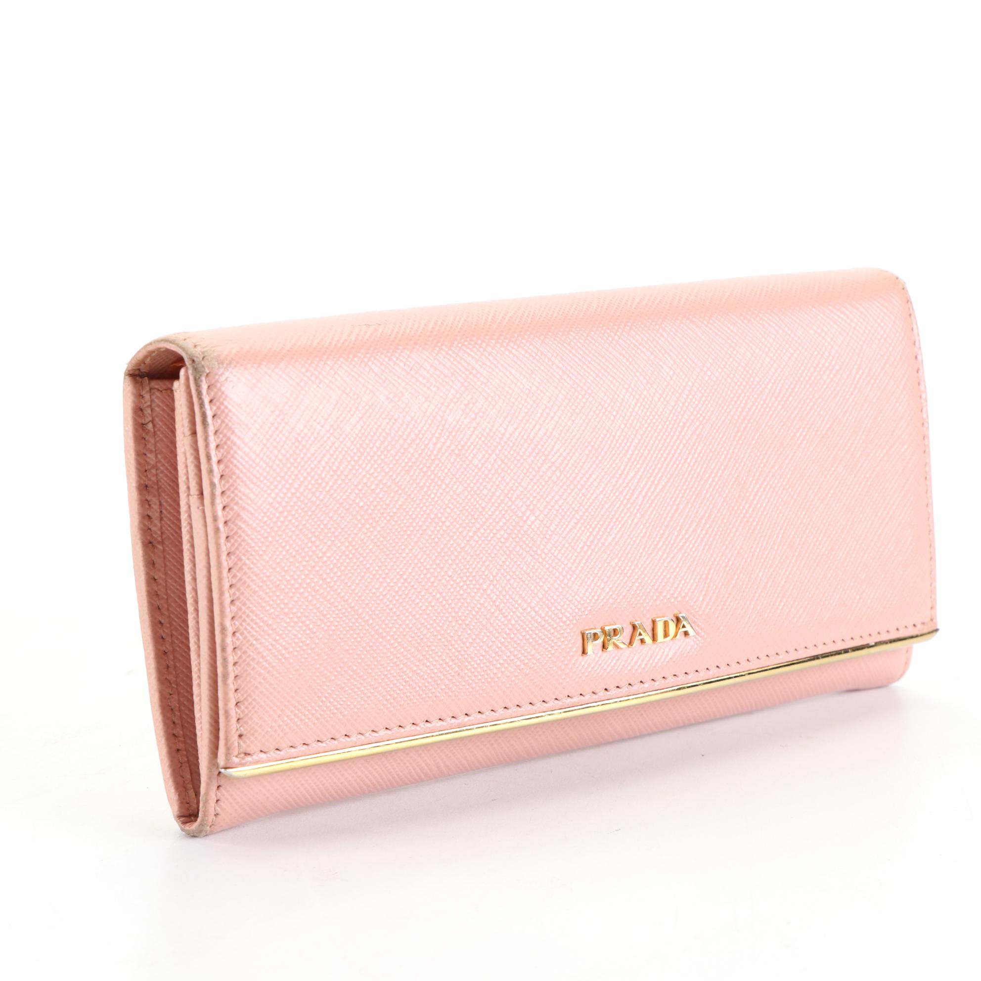 Prada Saffiano Leather Continental Wallet