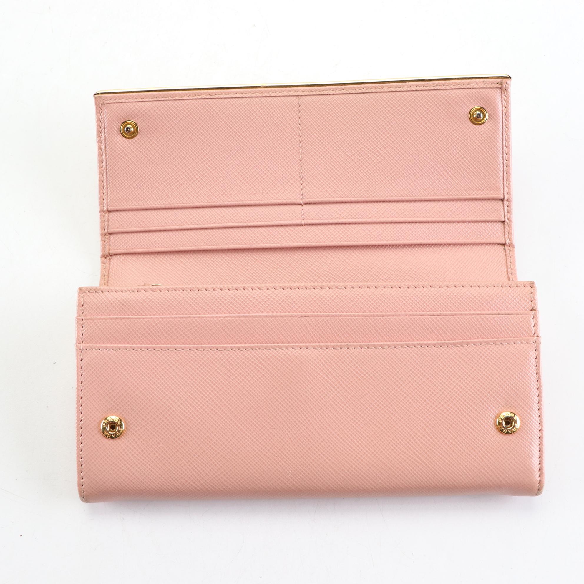 Prada Saffiano Leather Continental Wallet