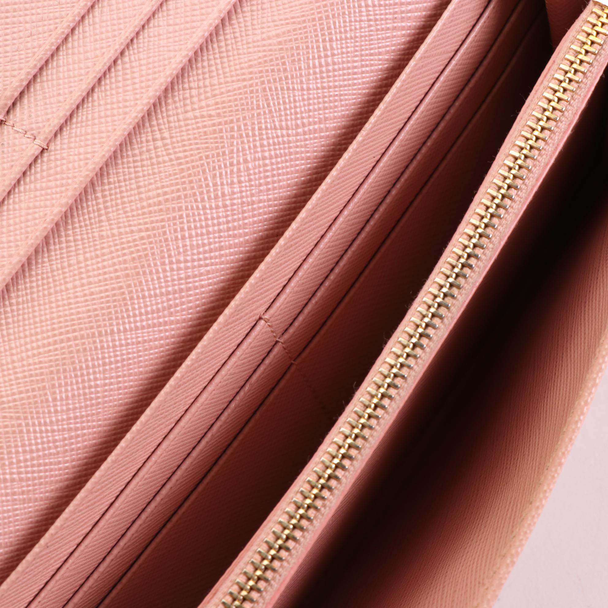 Prada Saffiano Leather Continental Wallet