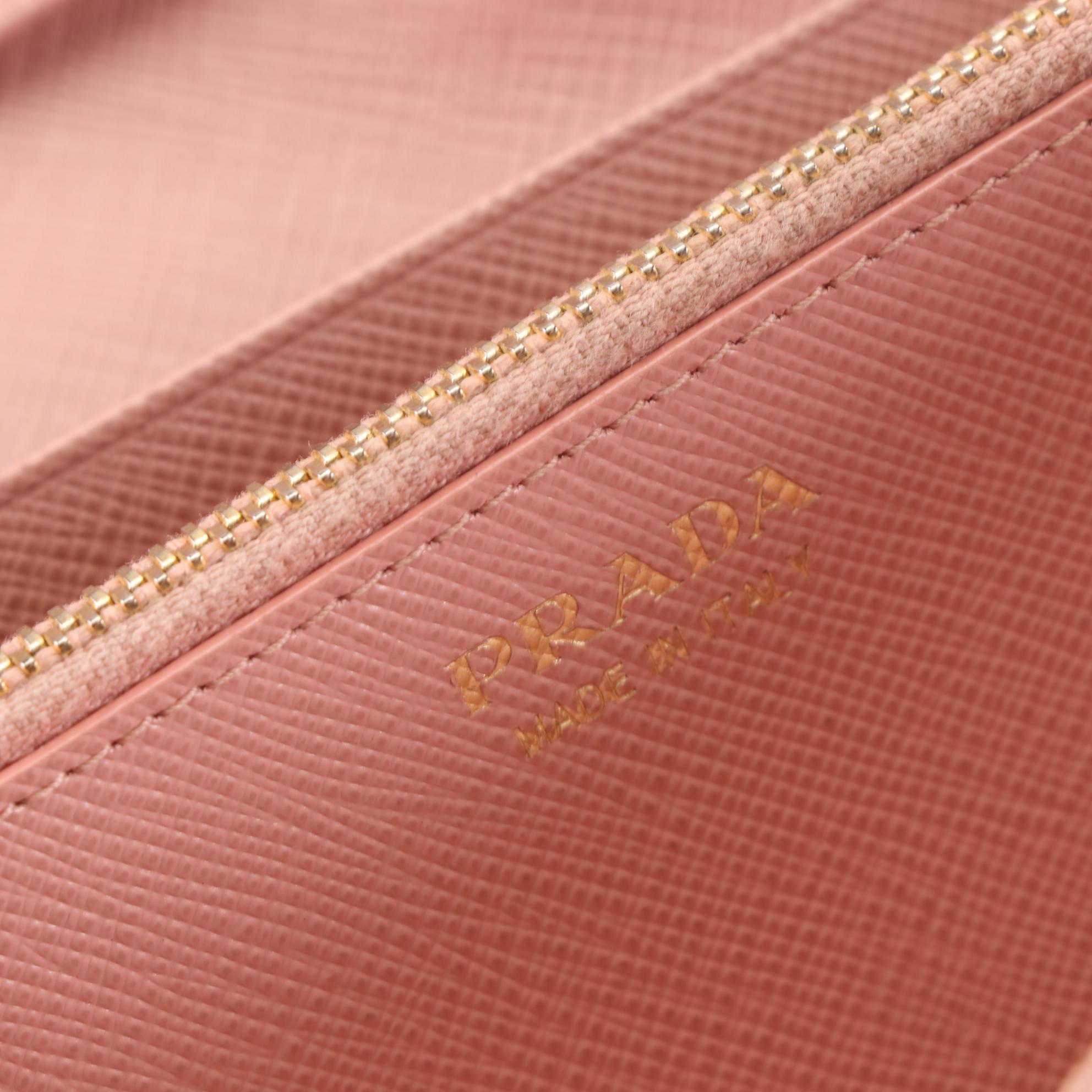 Prada Saffiano Leather Continental Wallet