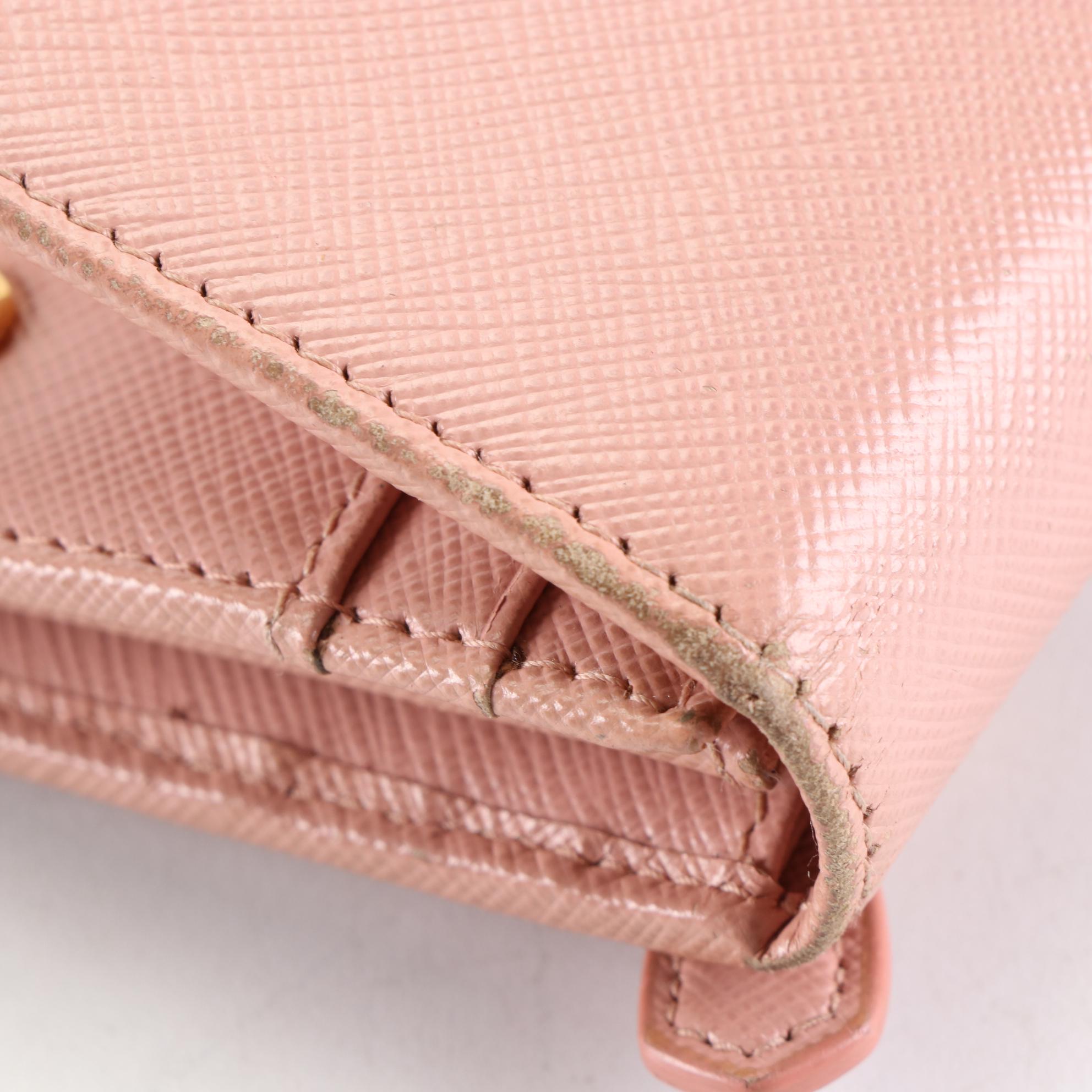 Prada Saffiano Leather Continental Wallet