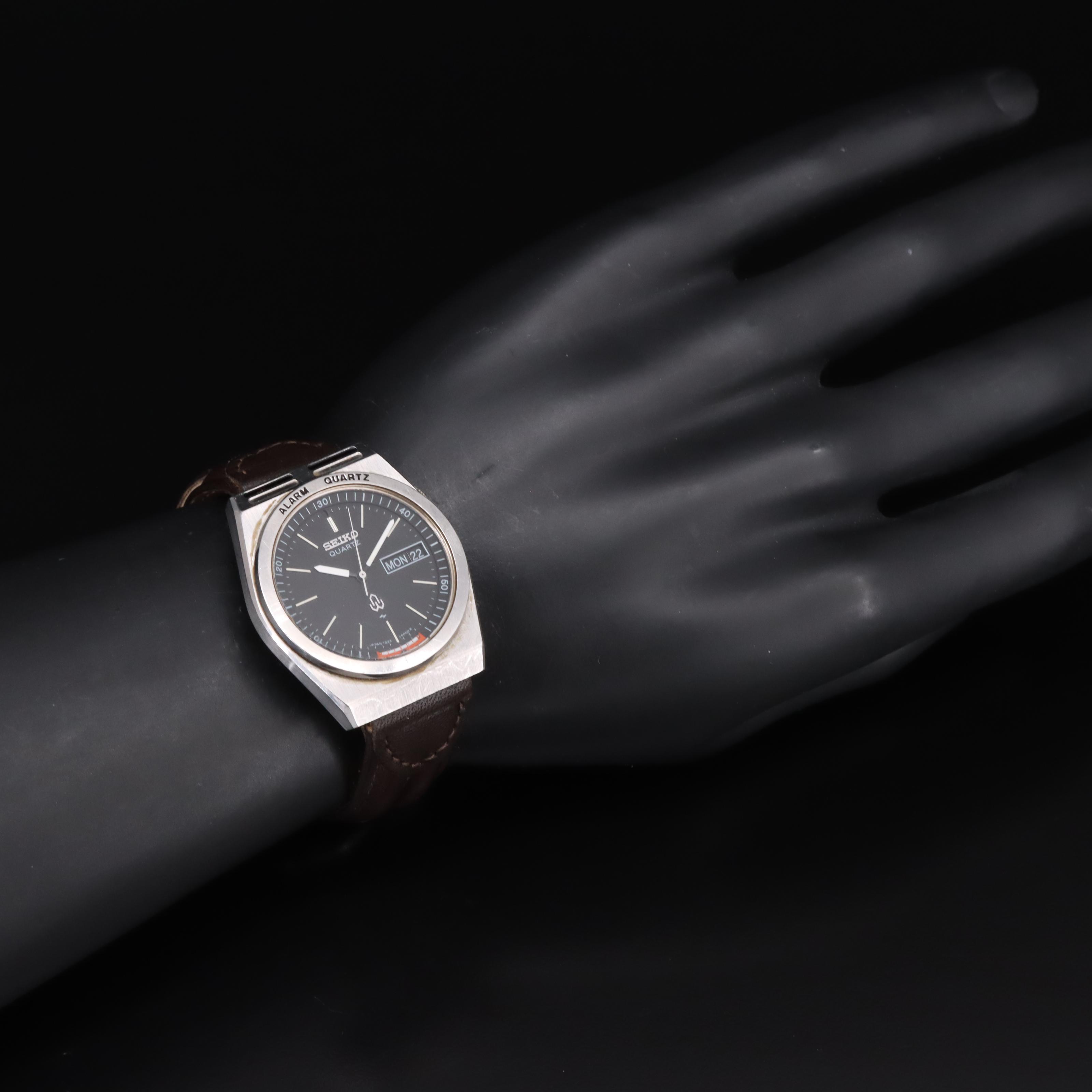 Seiko Alarm Quartz Stainless Steel Watch