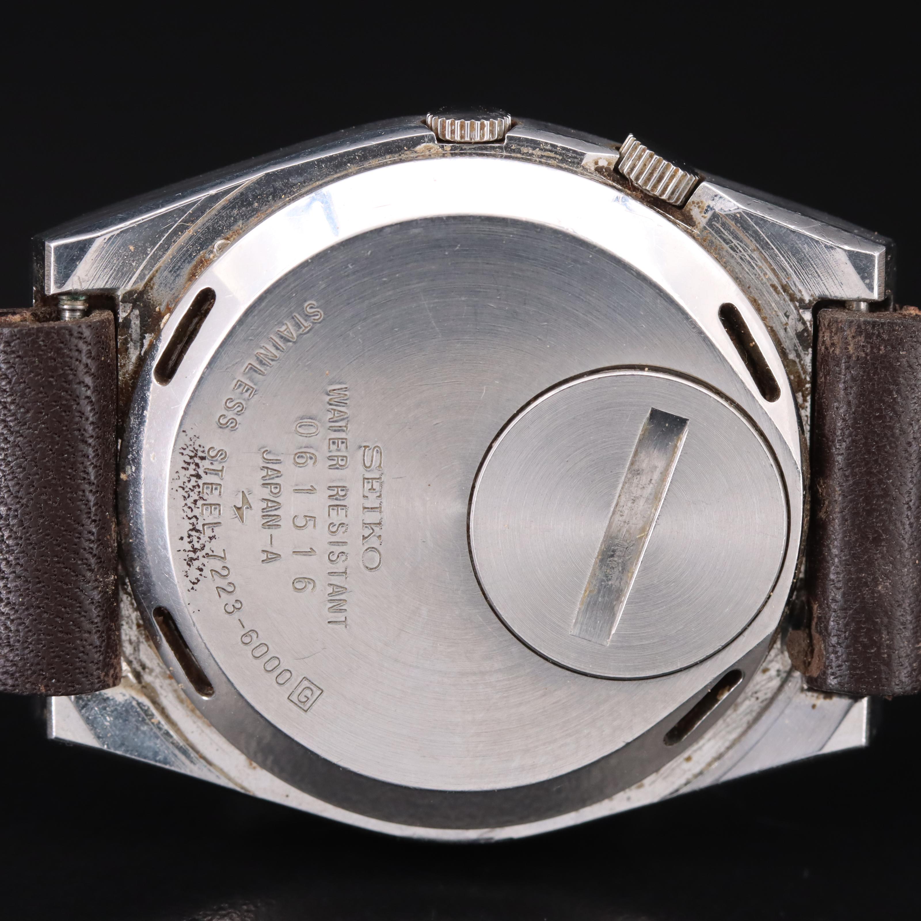 Seiko Alarm Quartz Stainless Steel Watch