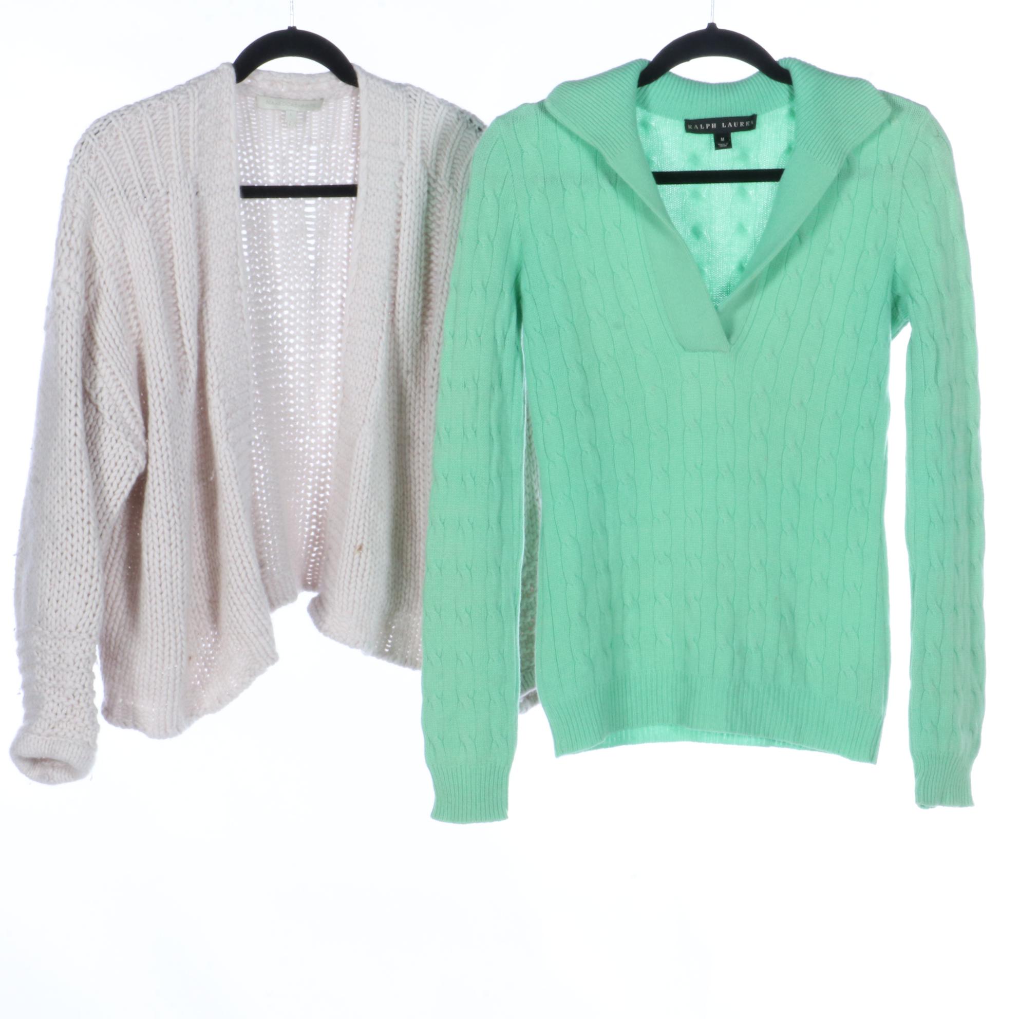 Ralph Lauren, Neiman Marcus, Naked Cashmere, and Forté Cashmere Sweaters