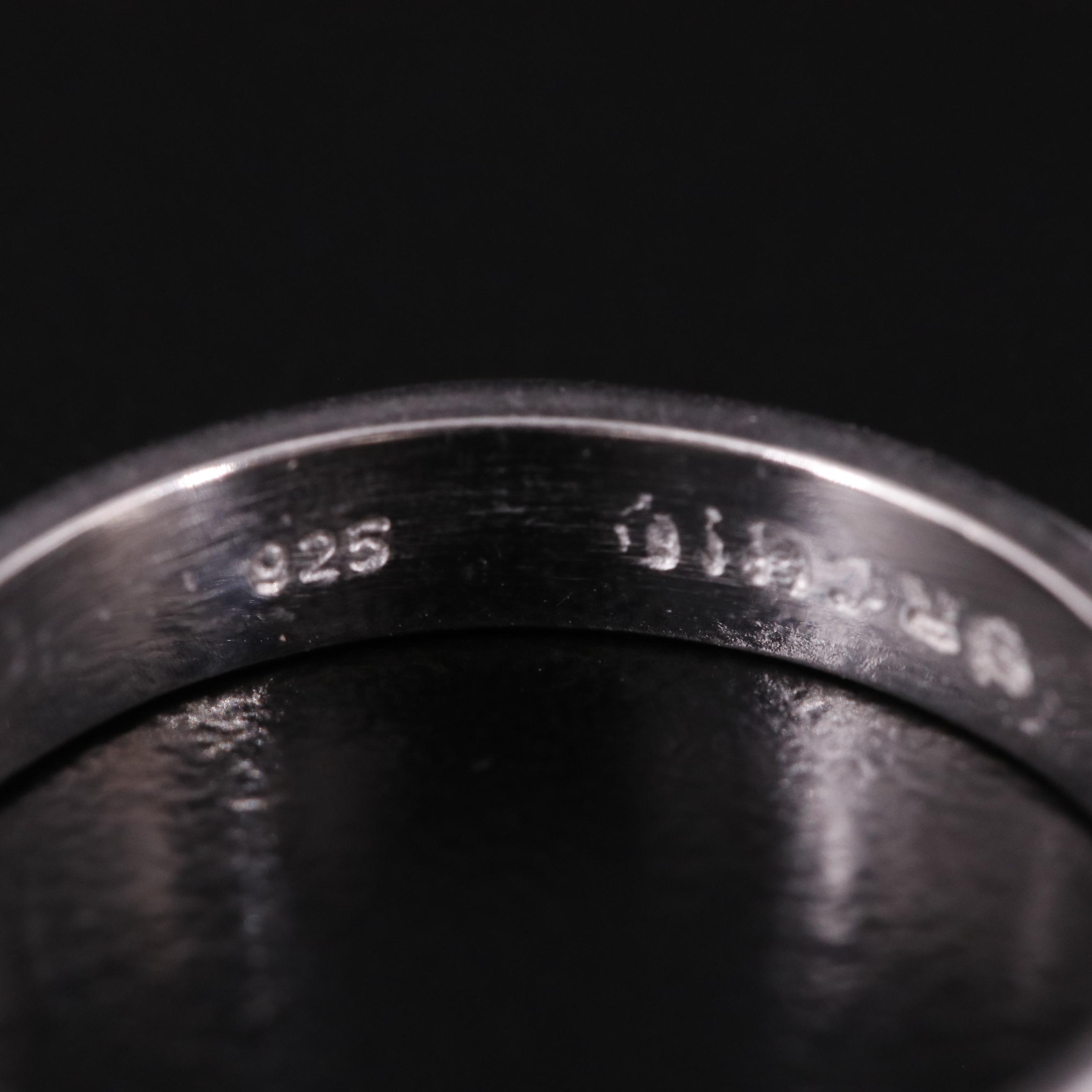 Sterling Dimple Pattern Band