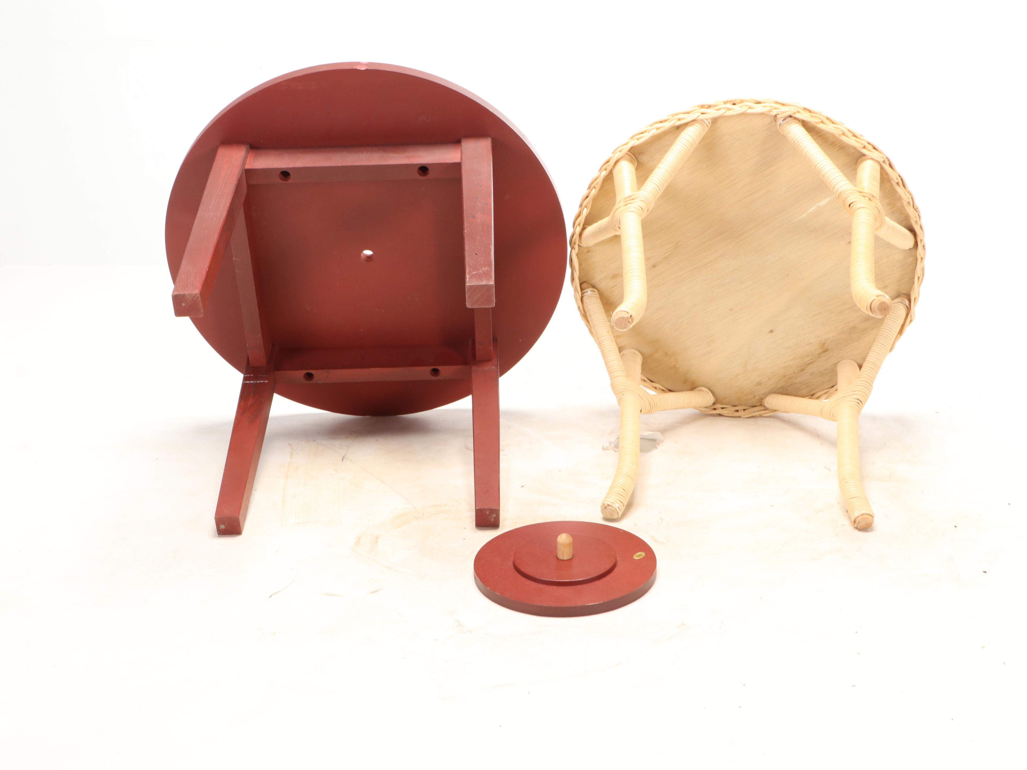 Pleasant Company American Girls Collection Basket and Doll Furniture