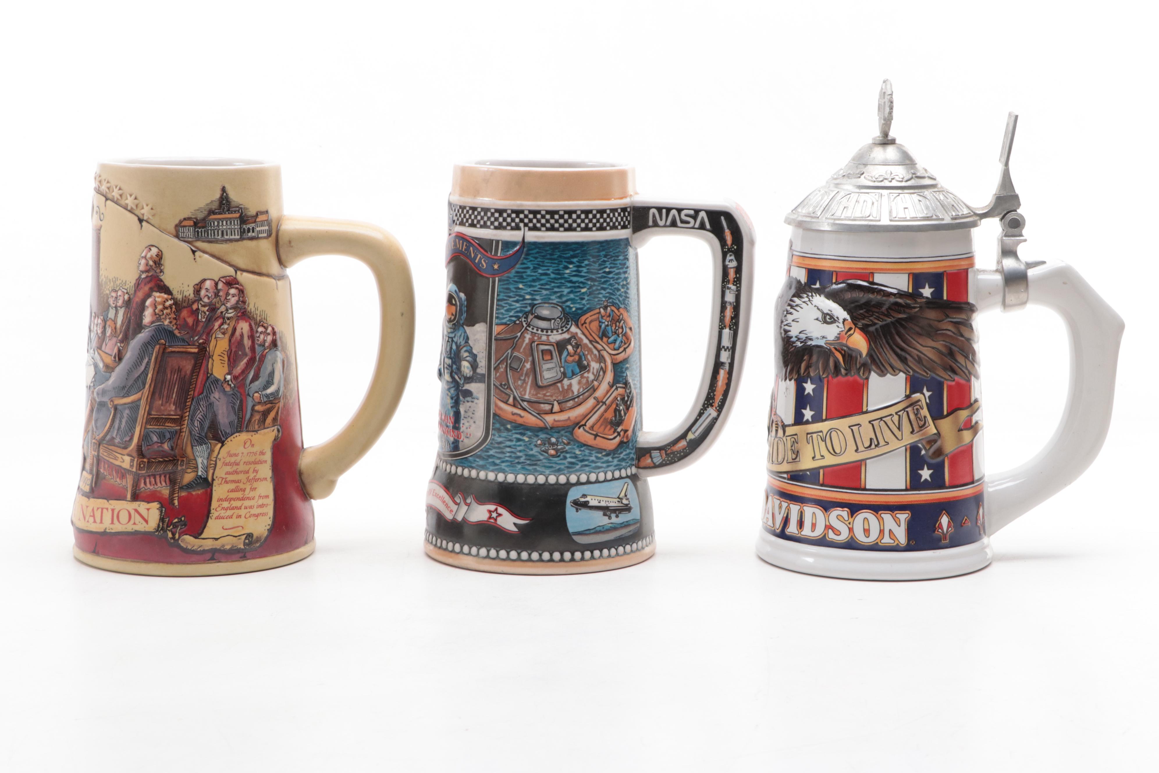 Miller Brewing Co. "Great American Achievements" Beer Stein and More