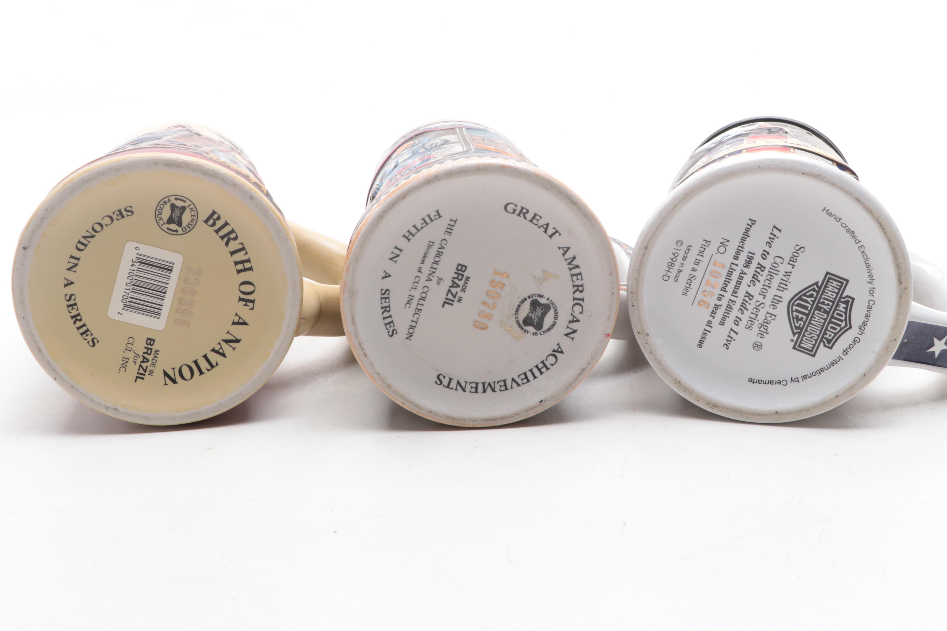 Miller Brewing Co. "Great American Achievements" Beer Stein and More