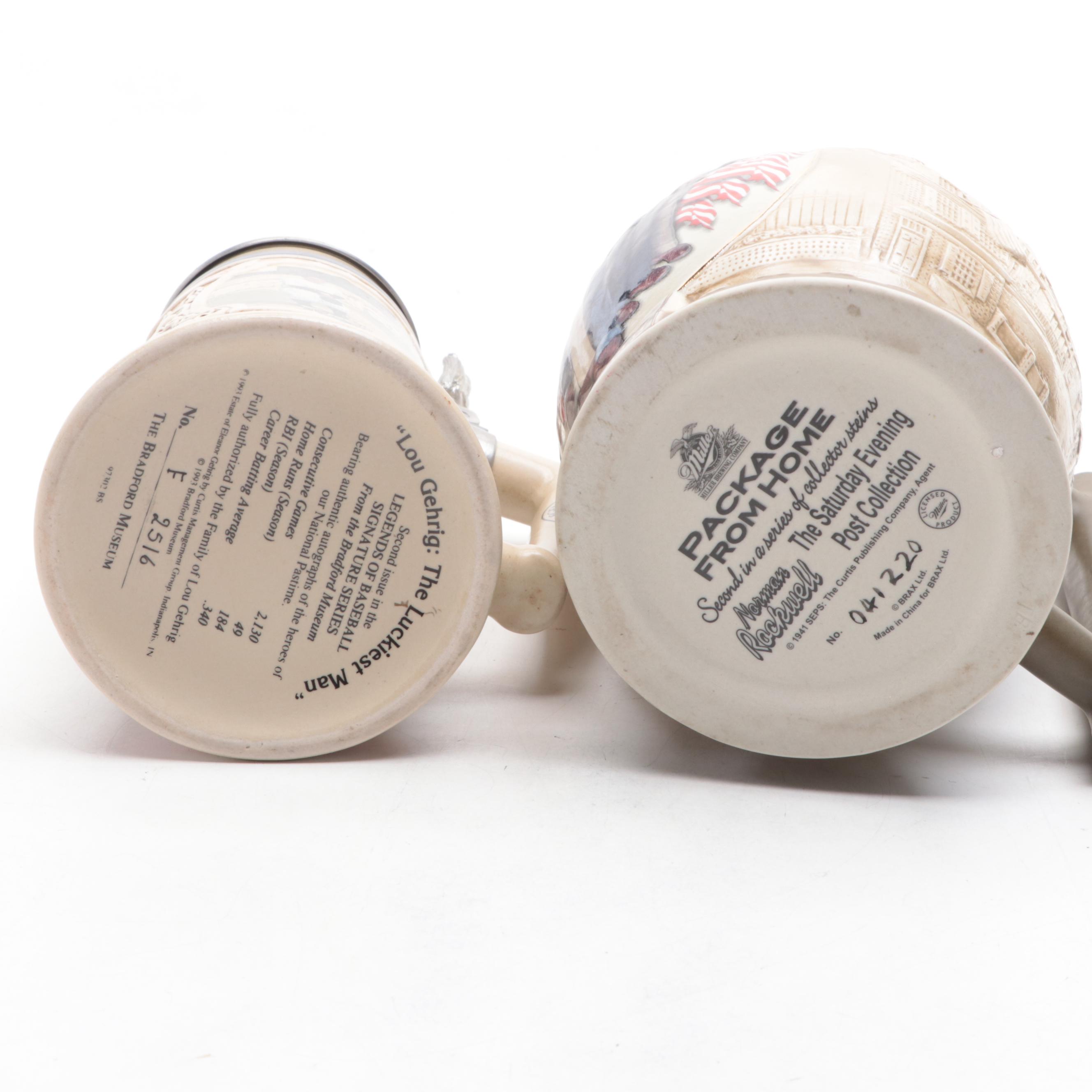 Miller Brewing Co. "Great American Achievements" Beer Stein and More