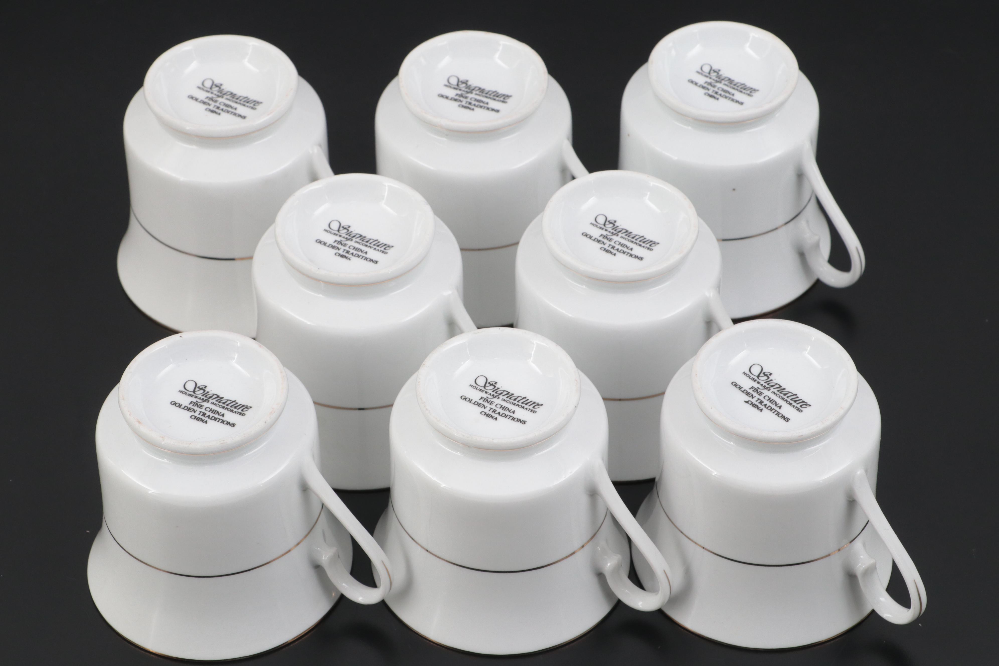 Signature "Golden Traditions" Ceramic Dinnerware