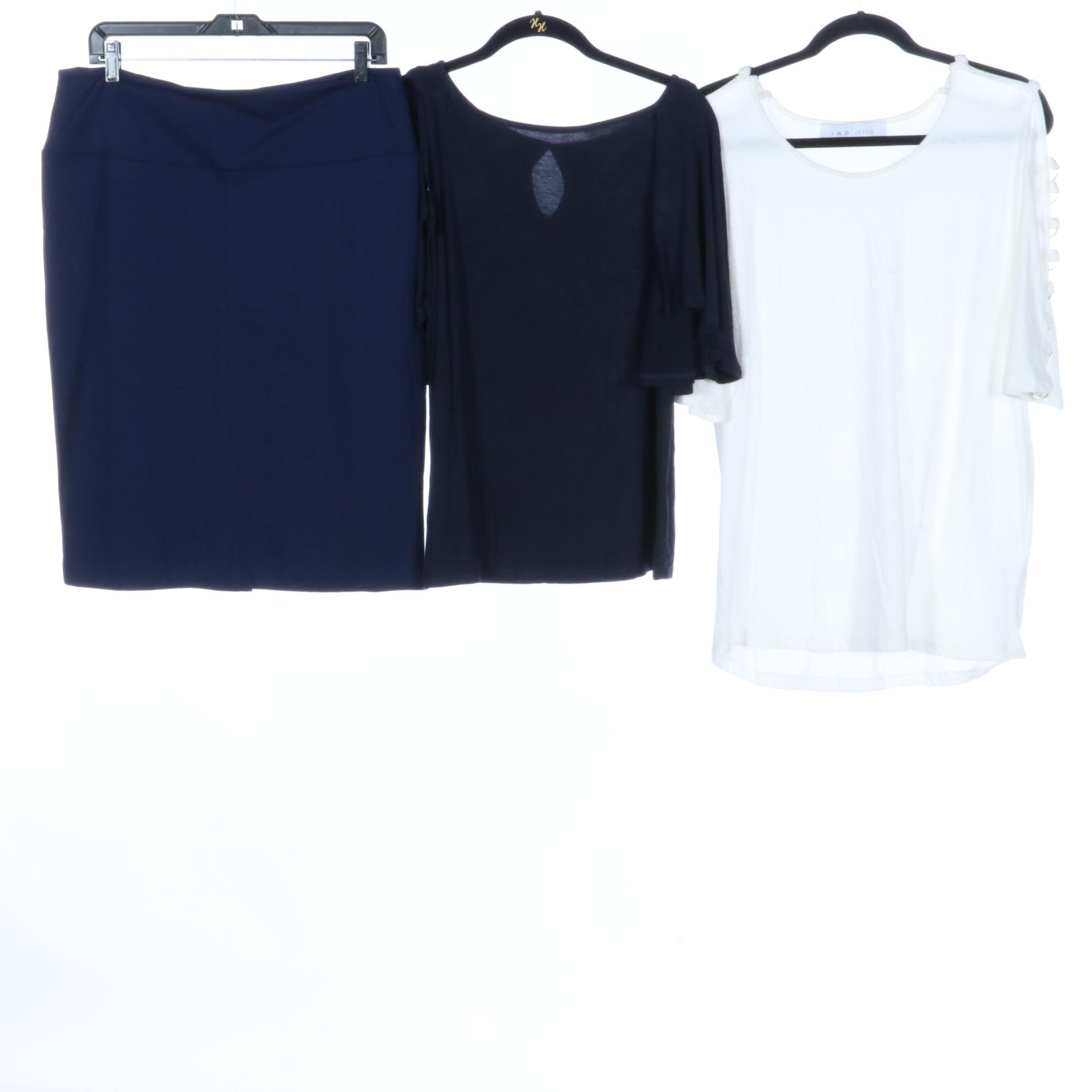 HiMone Knit Trapeze Dresses, Iman Casual Tops and Skirt, and More