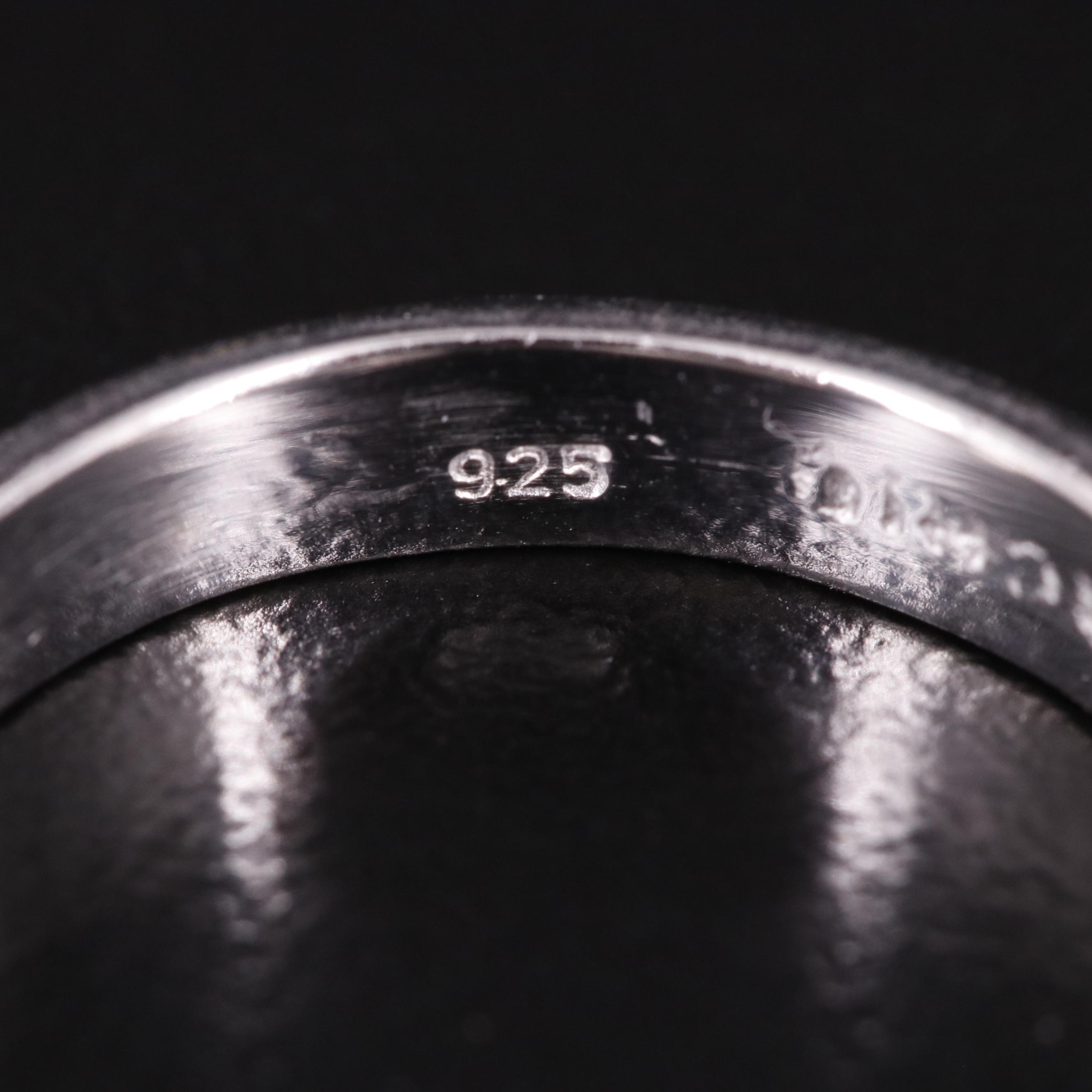 Sterling Dimple Pattern Band