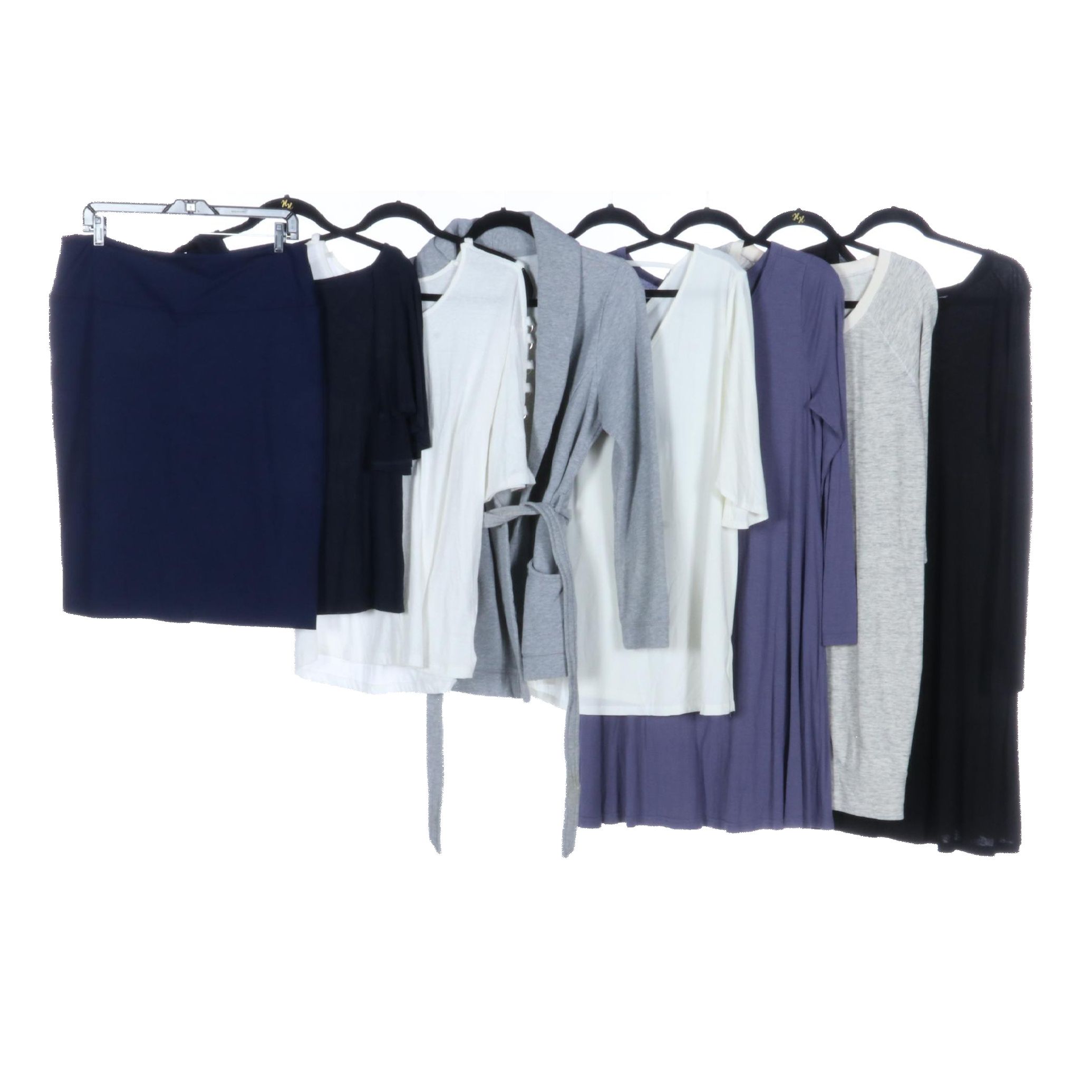 HiMone Knit Trapeze Dresses, Iman Casual Tops and Skirt, and More