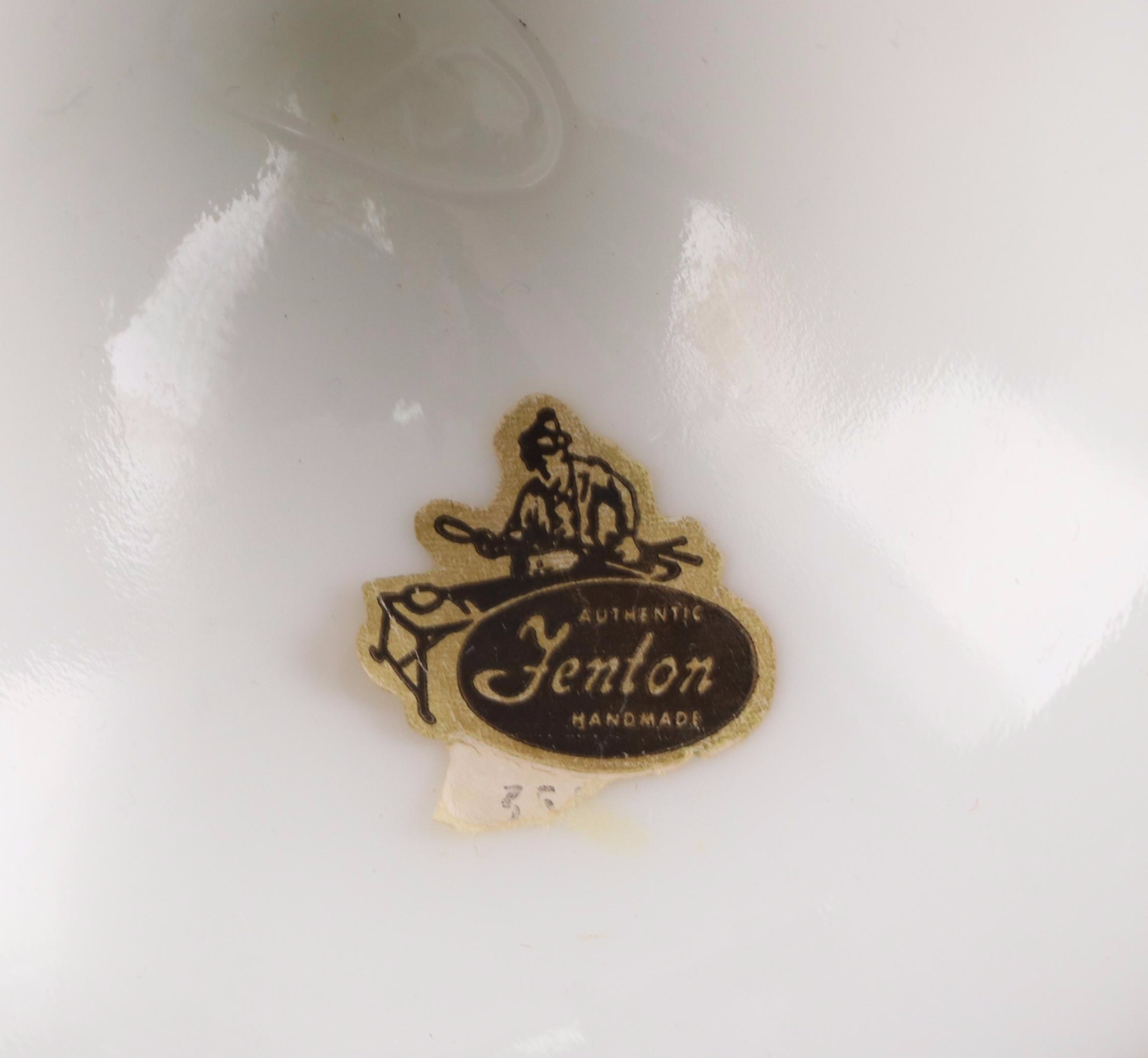 Fenton "Silver Crest Spanish Lace" Cake Stand with Other American Milk Glass