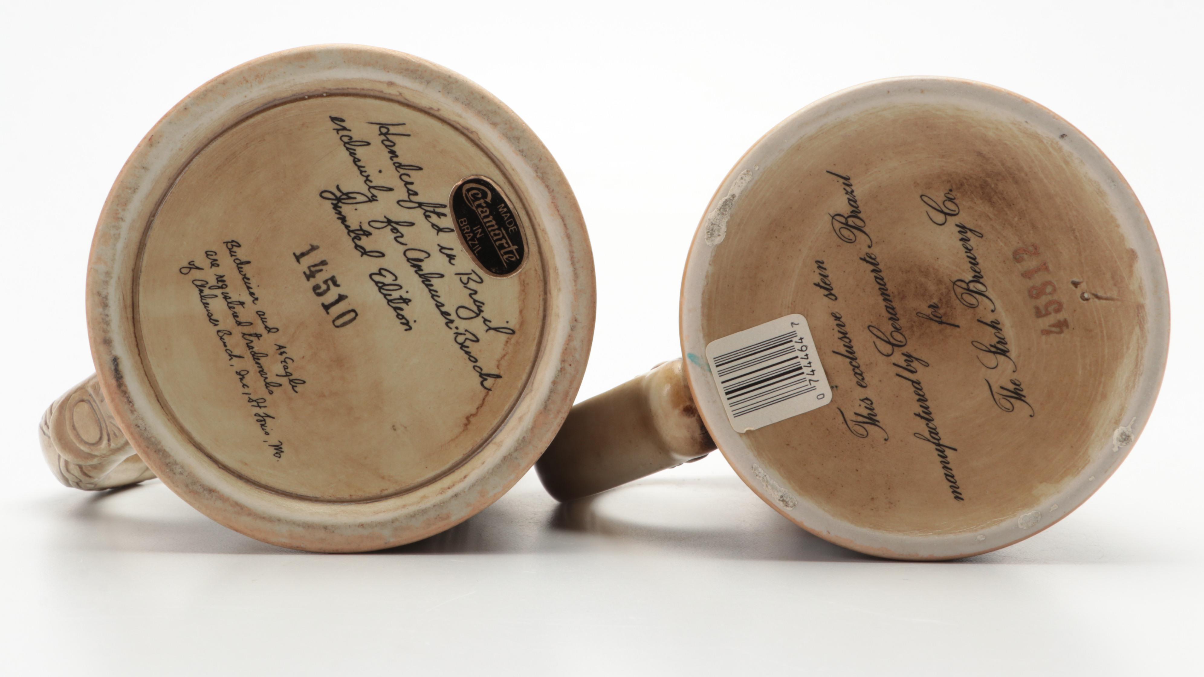 Ceramarte for Miller High Life Limited Edition Ceramic Mug with Other Beer Mugs