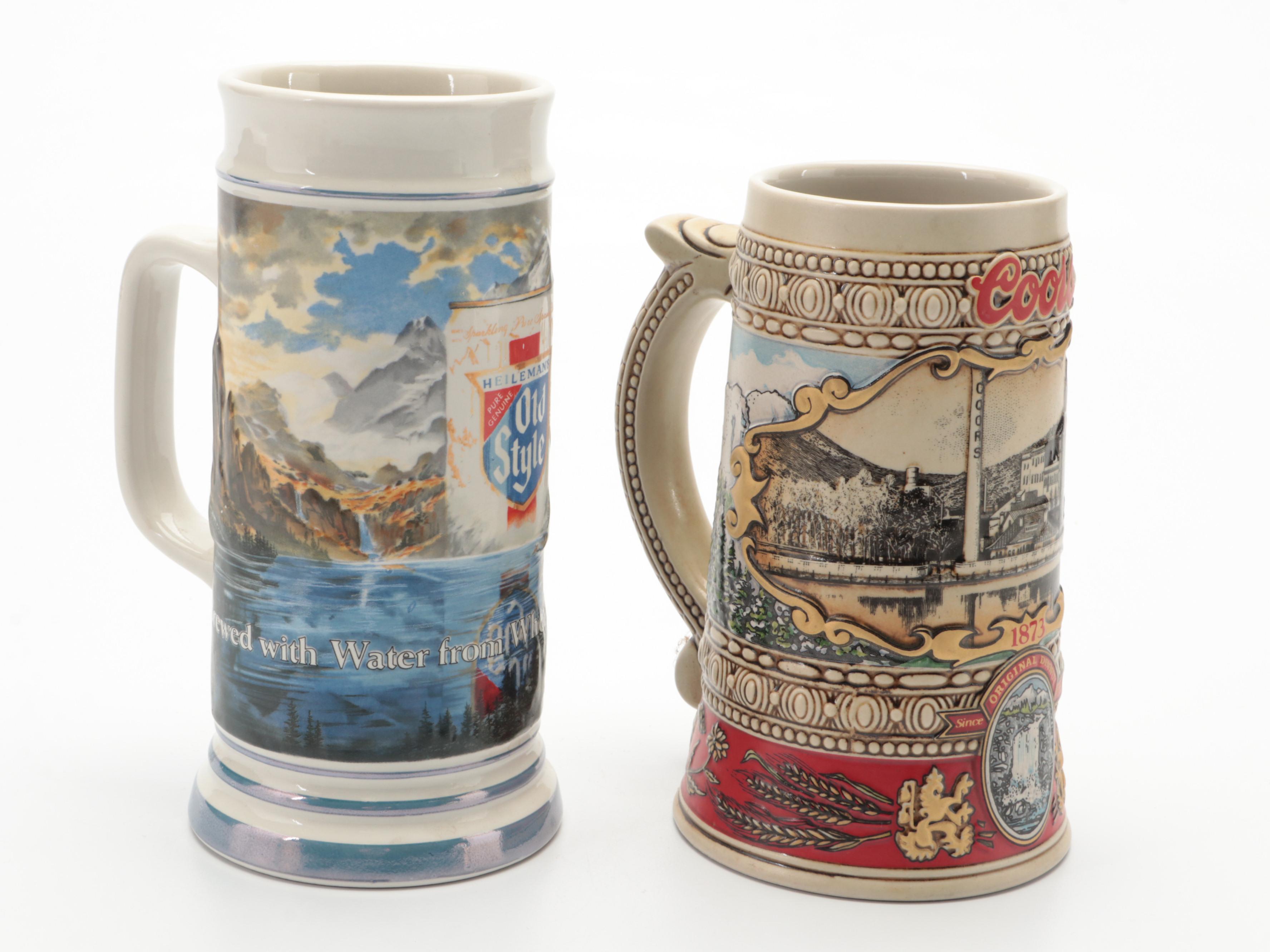 Ceramarte for Miller High Life Limited Edition Ceramic Mug with Other Beer Mugs