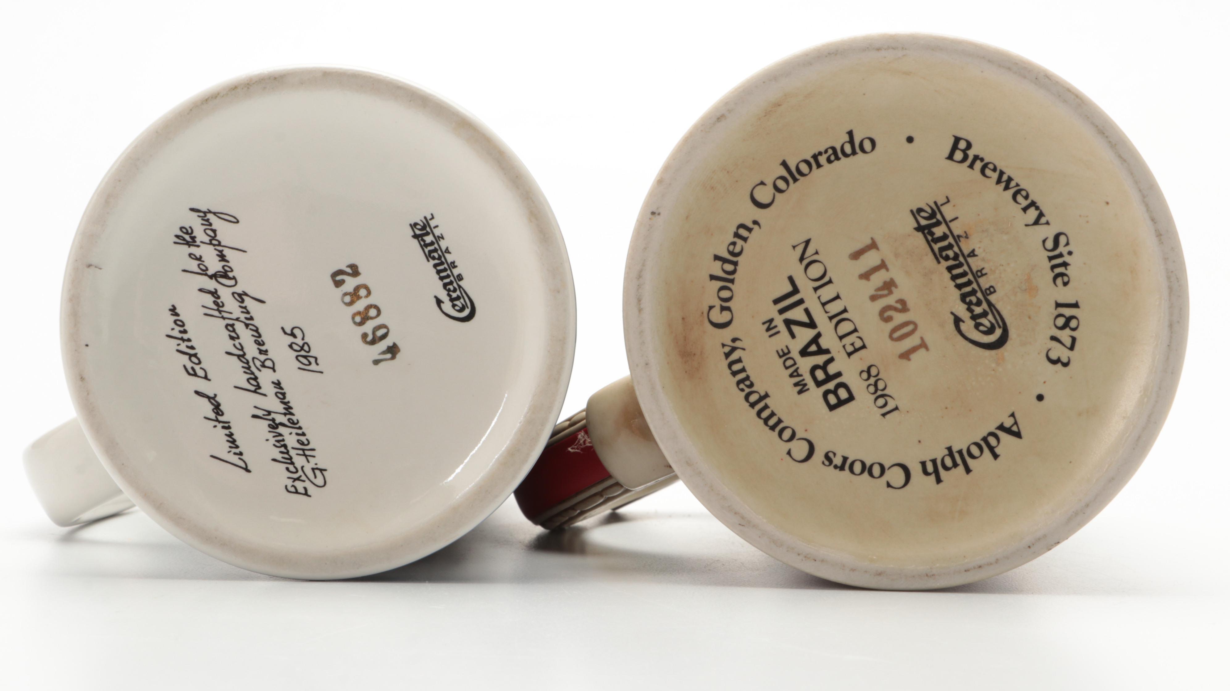 Ceramarte for Miller High Life Limited Edition Ceramic Mug with Other Beer Mugs