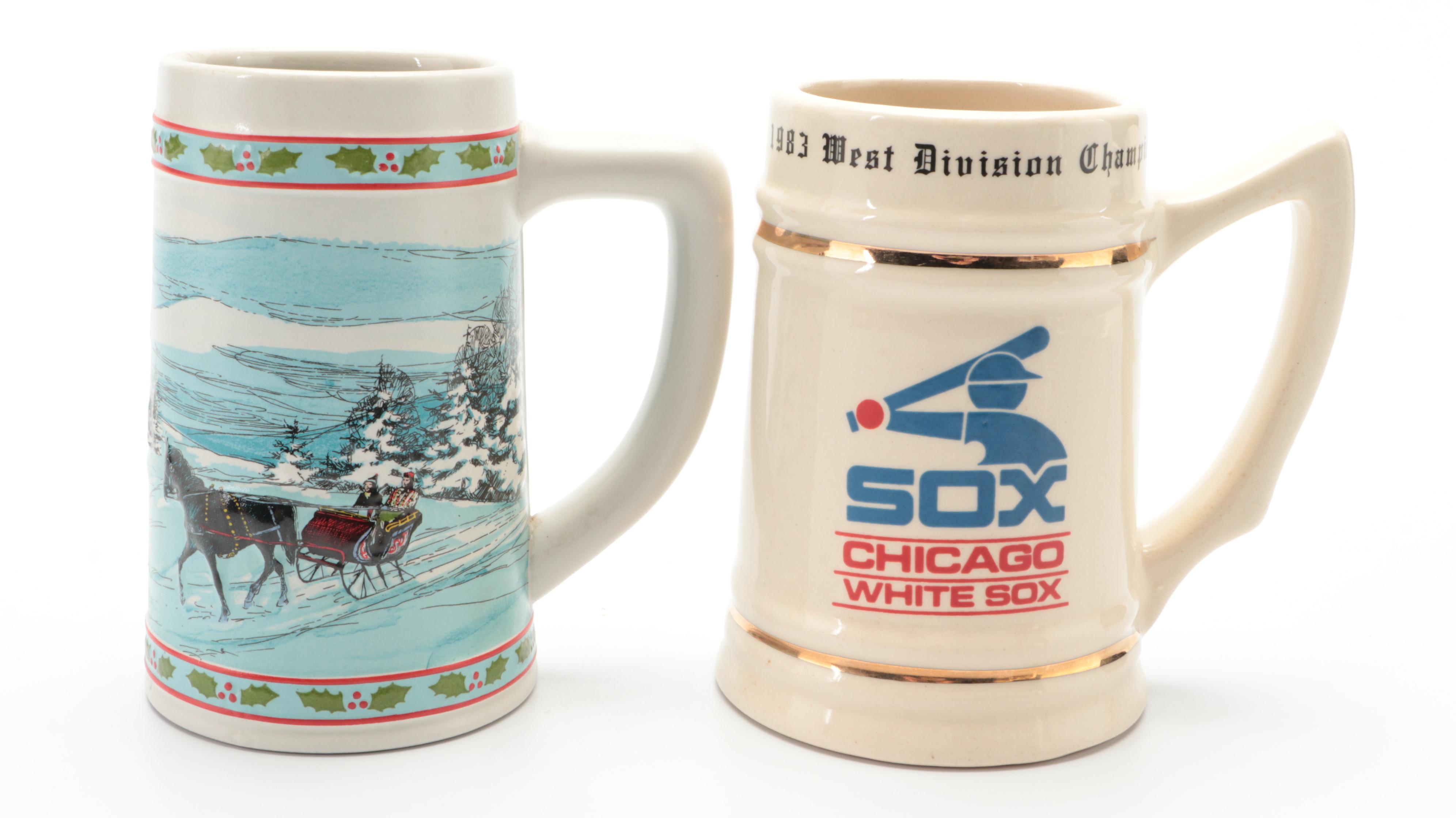 Ceramarte for Miller High Life Limited Edition Ceramic Mug with Other Beer Mugs