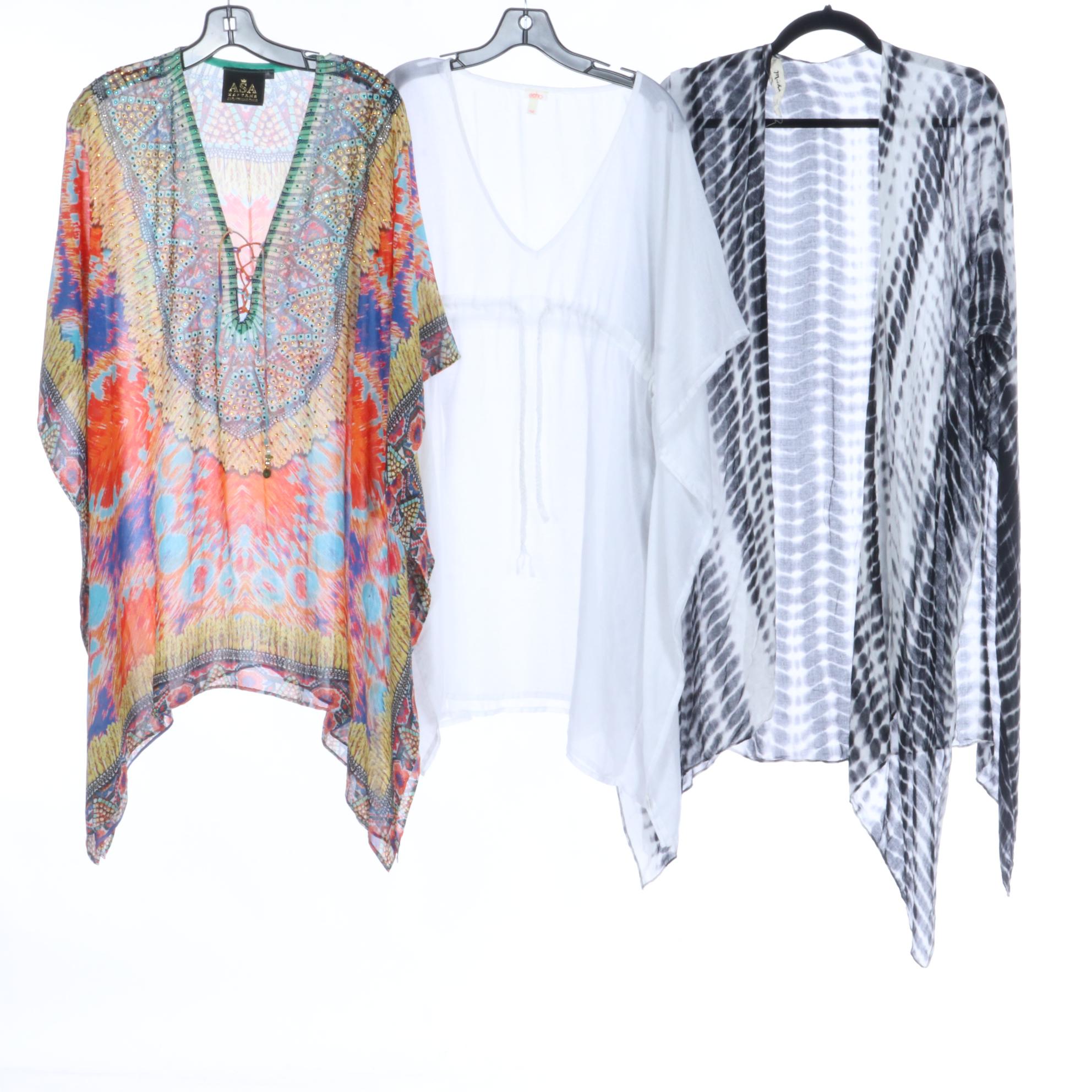 Assorted Kaftans and Cover-Ups Featuring Rachel Roy, Echo, & More