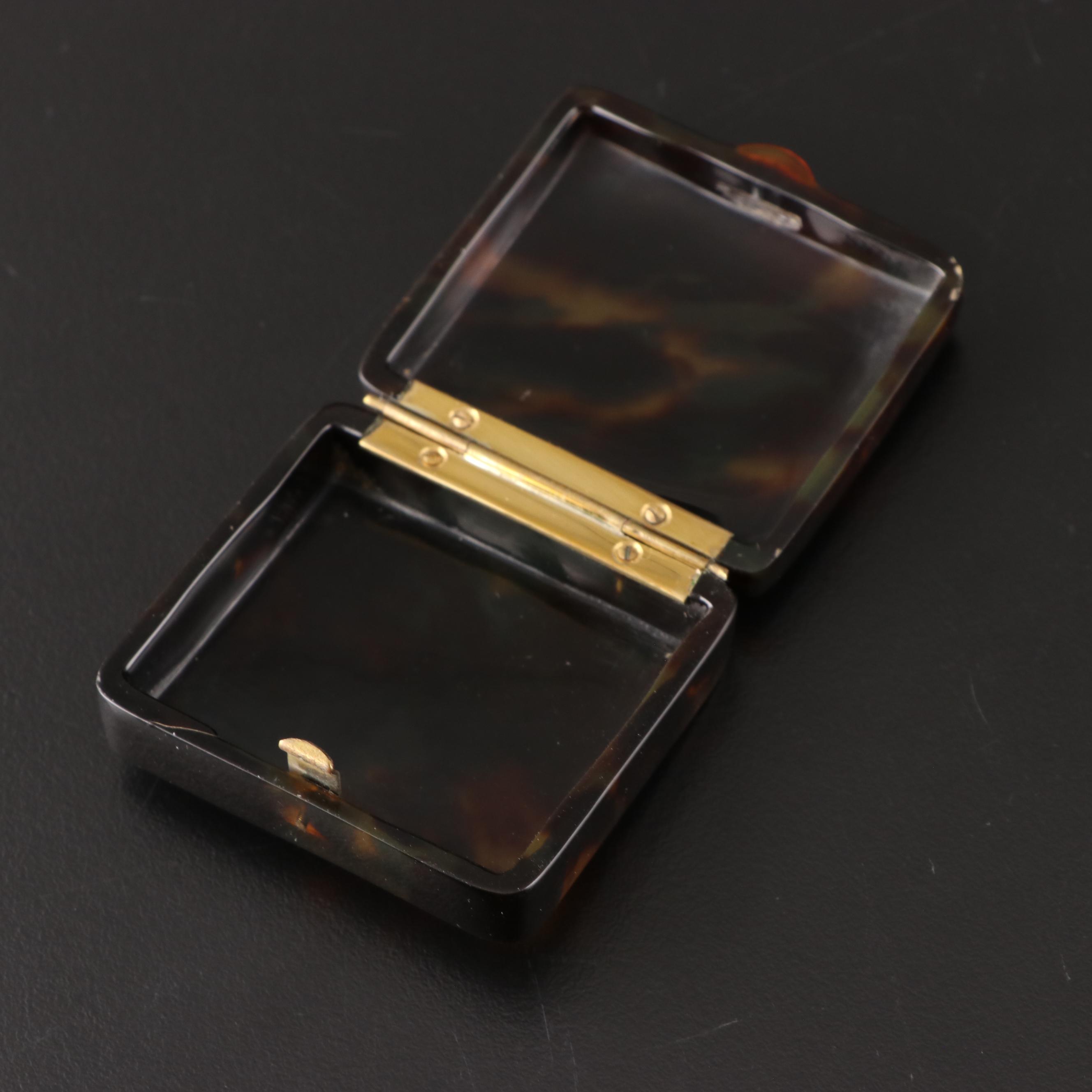 Mexican Stone Inlaid Sterling Silver Box with Other Trinket Boxes