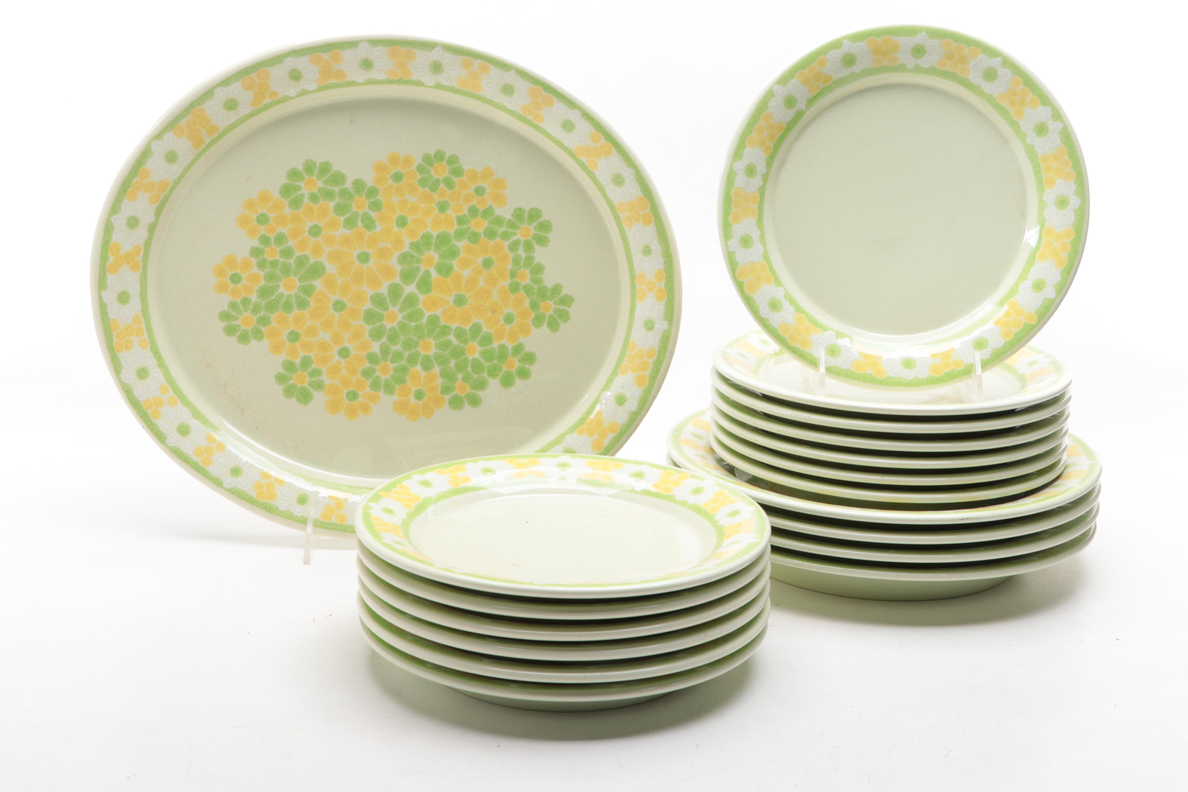 Franciscan "Picnic" Earthenware Dinnerware and Tableware, 1970s