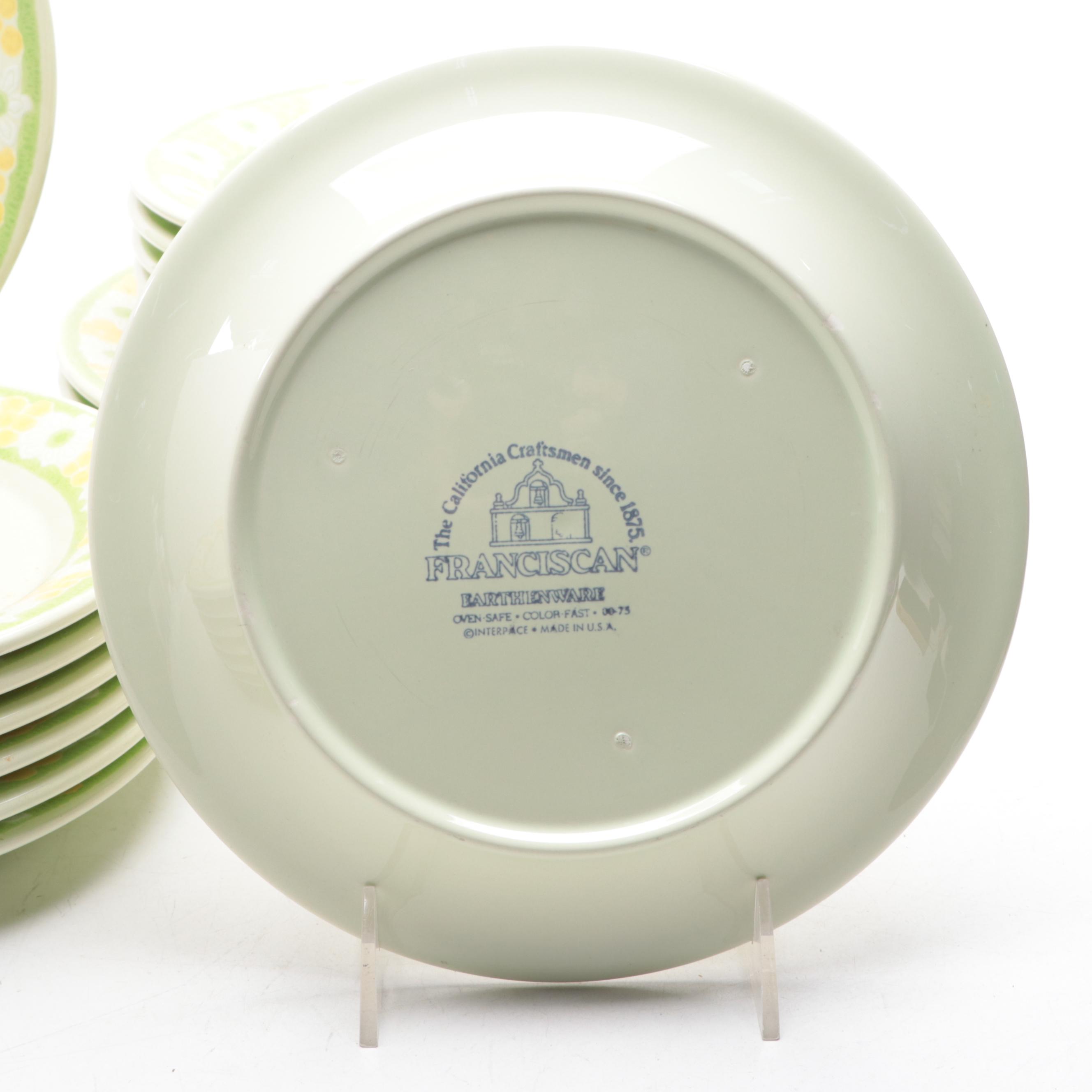 Franciscan "Picnic" Earthenware Dinnerware and Tableware, 1970s