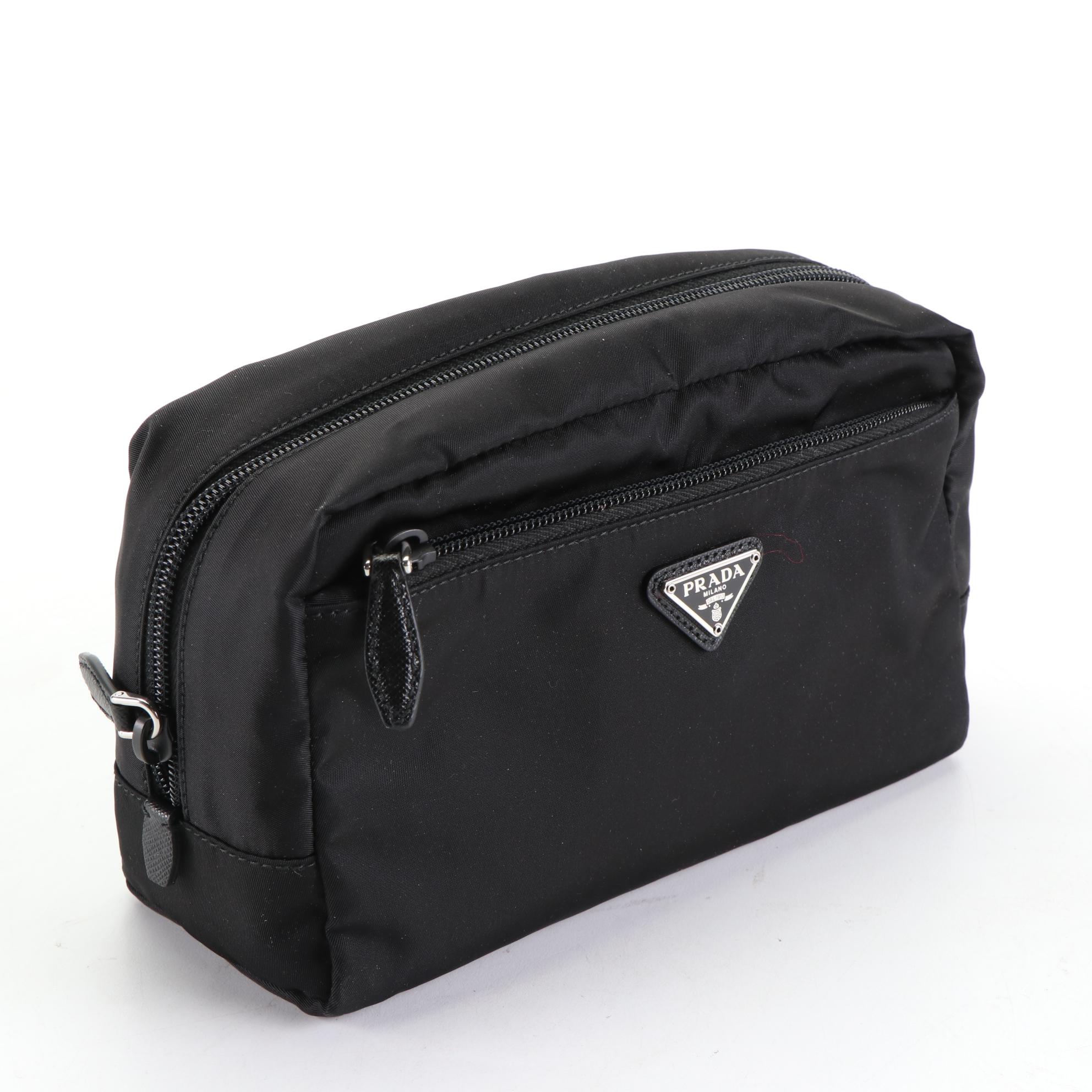 Prada Nylon Tessuto Zip Pouch