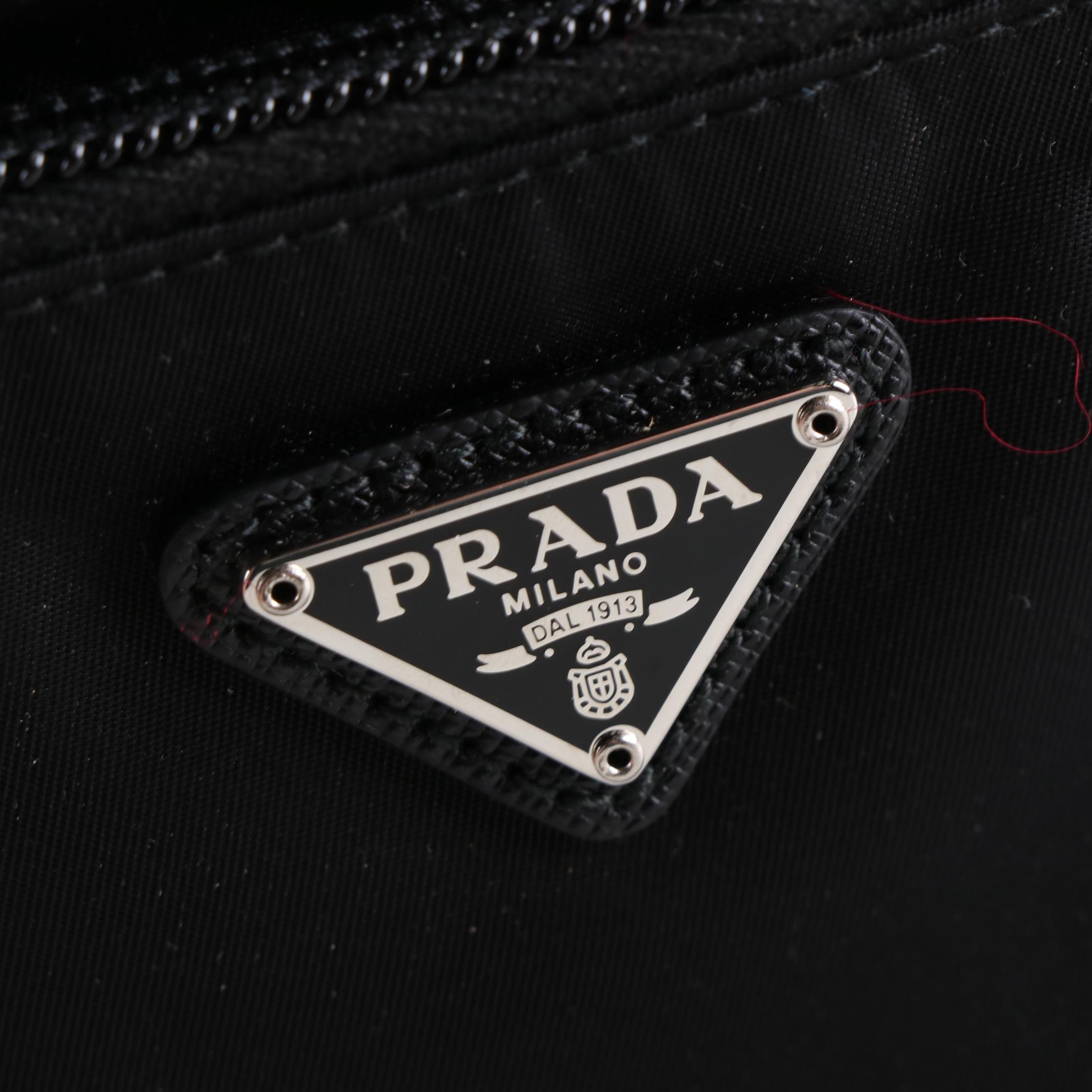 Prada Nylon Tessuto Zip Pouch