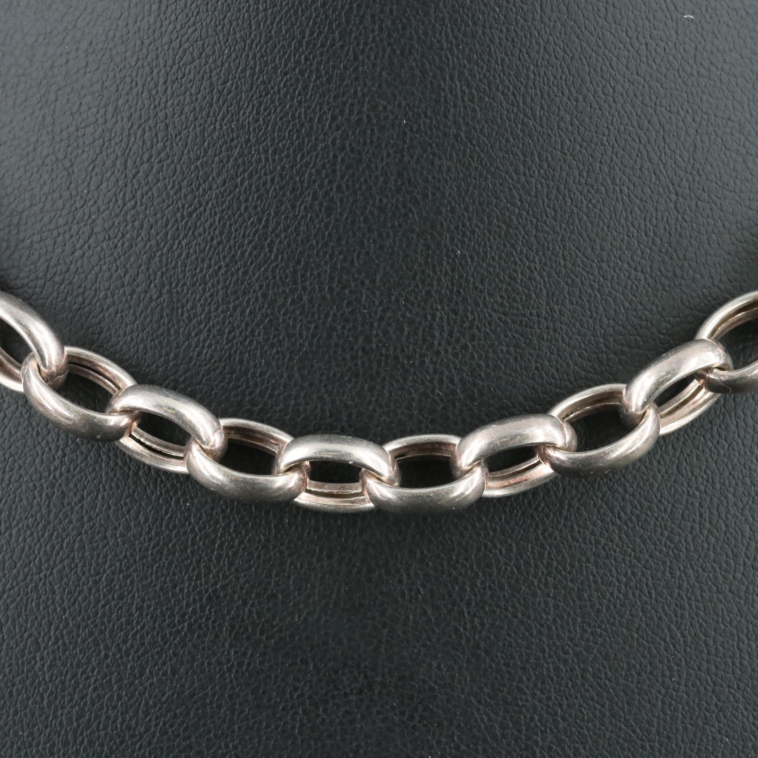 Sterling Cable Chain Necklace