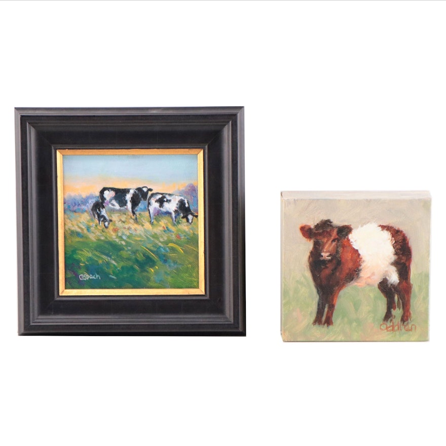 Oil Paintings of Cows