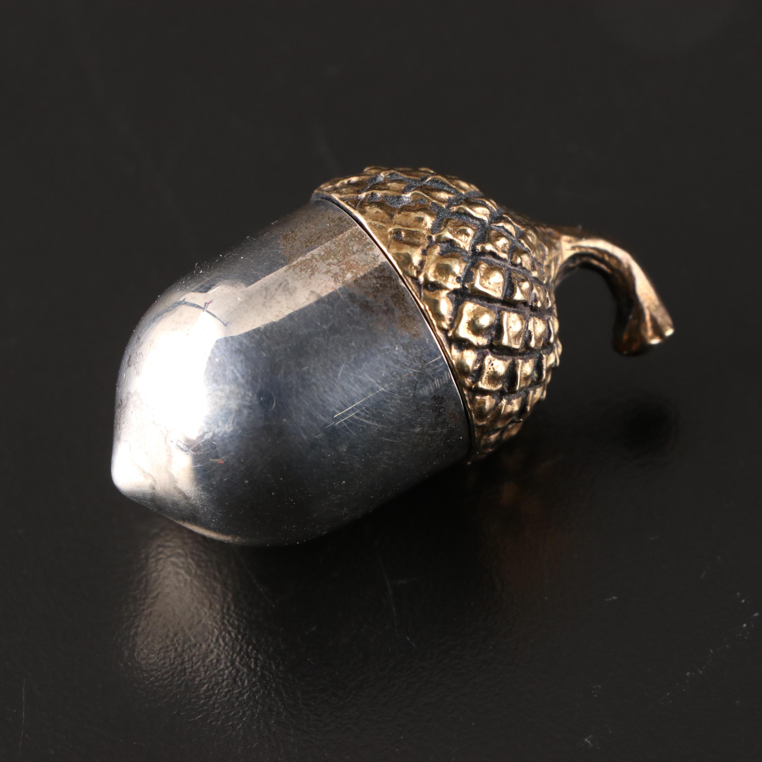 Mexican Sterling Silver Stone Inlaid Key Ring with Other Decorative Boxes