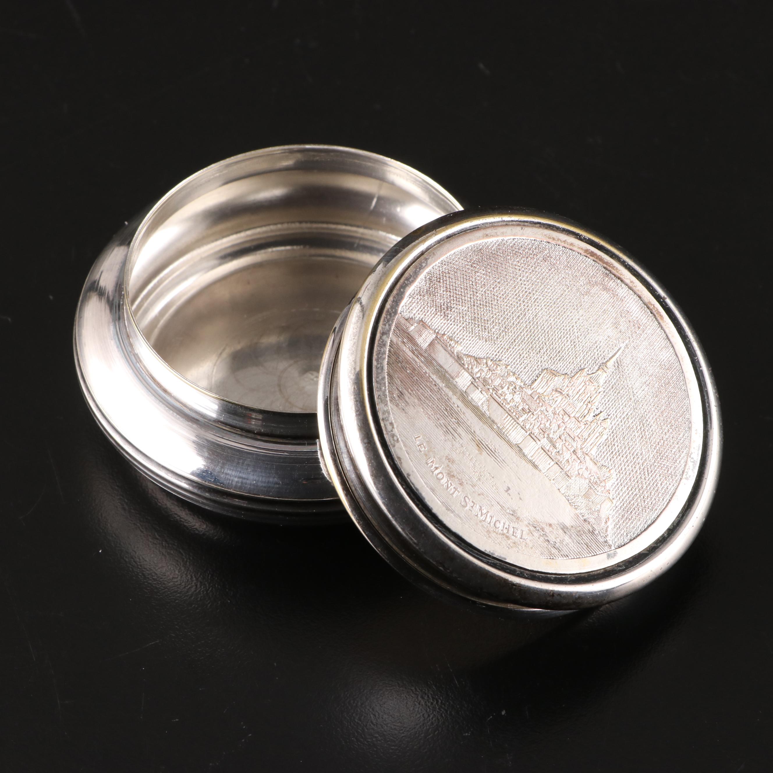 Mexican Sterling Silver Stone Inlaid Key Ring with Other Decorative Boxes