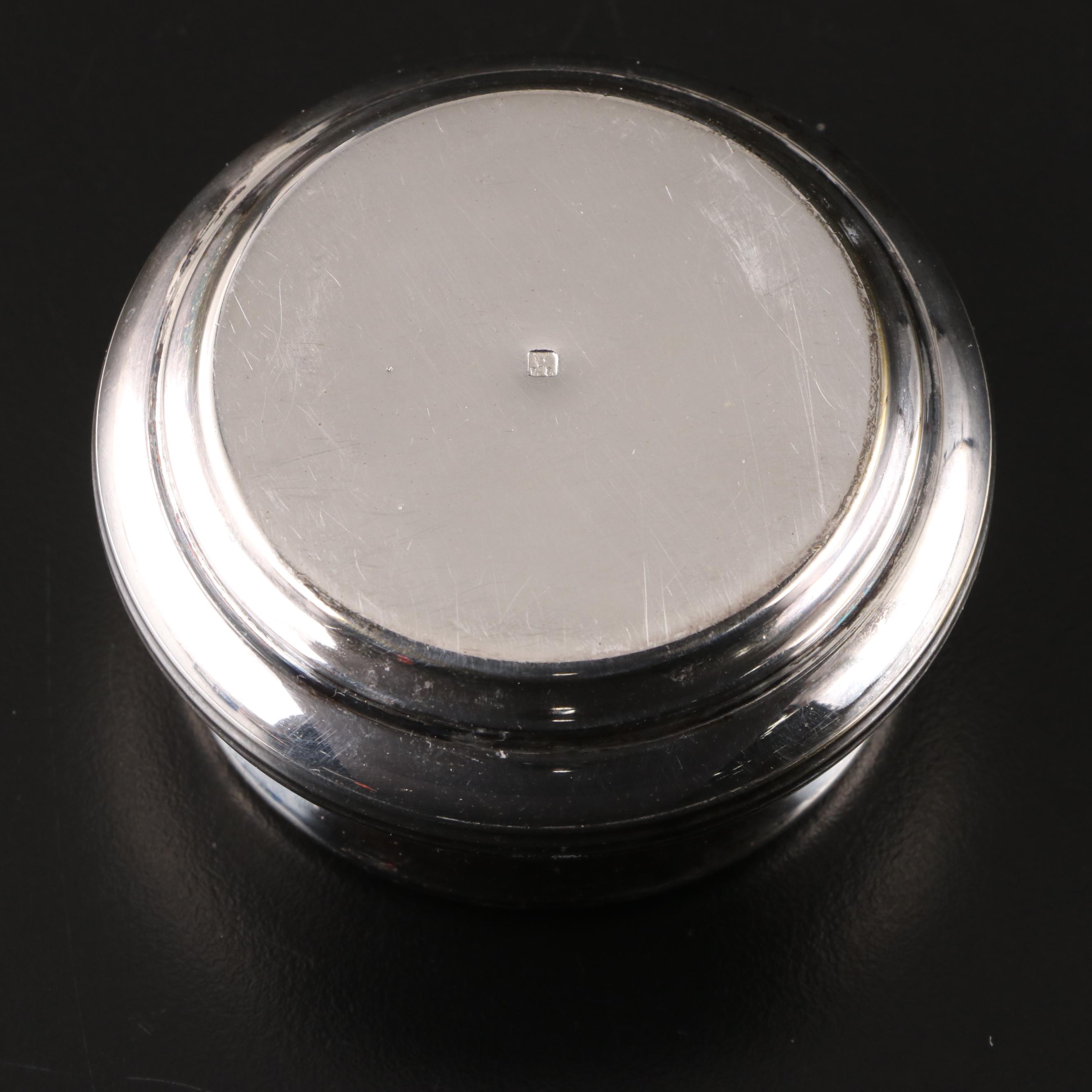 Mexican Sterling Silver Stone Inlaid Key Ring with Other Decorative Boxes