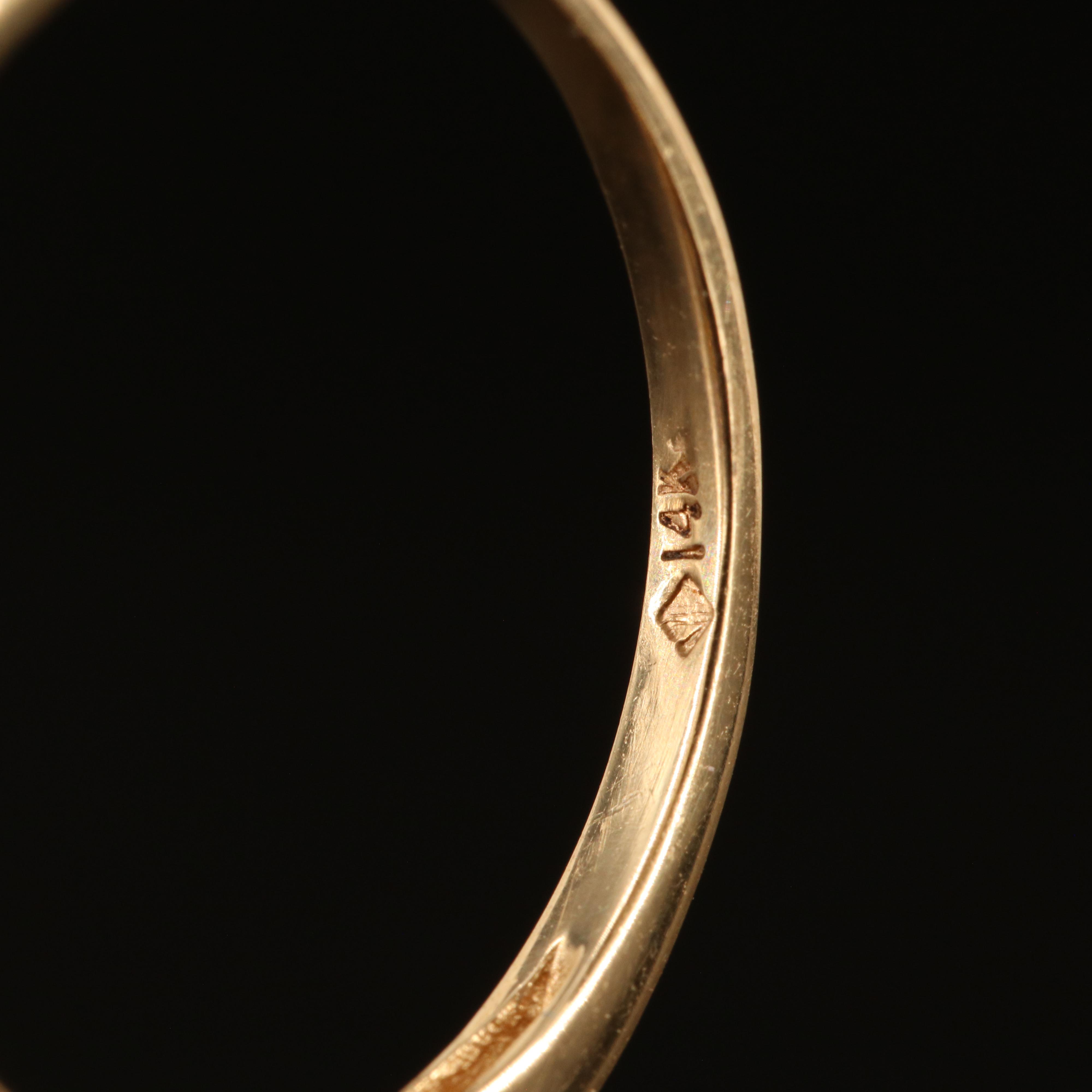 14K Amethyst and Diamond Ring