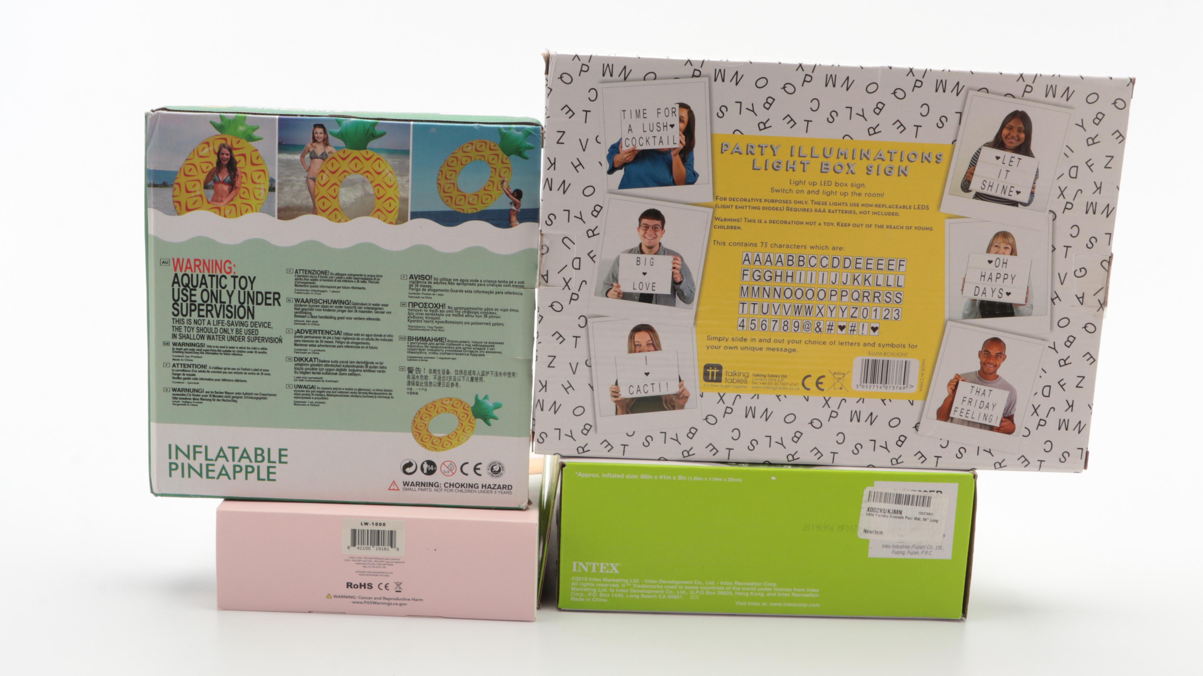 Contemporary Desktop and Patio Décor with Small Electronics