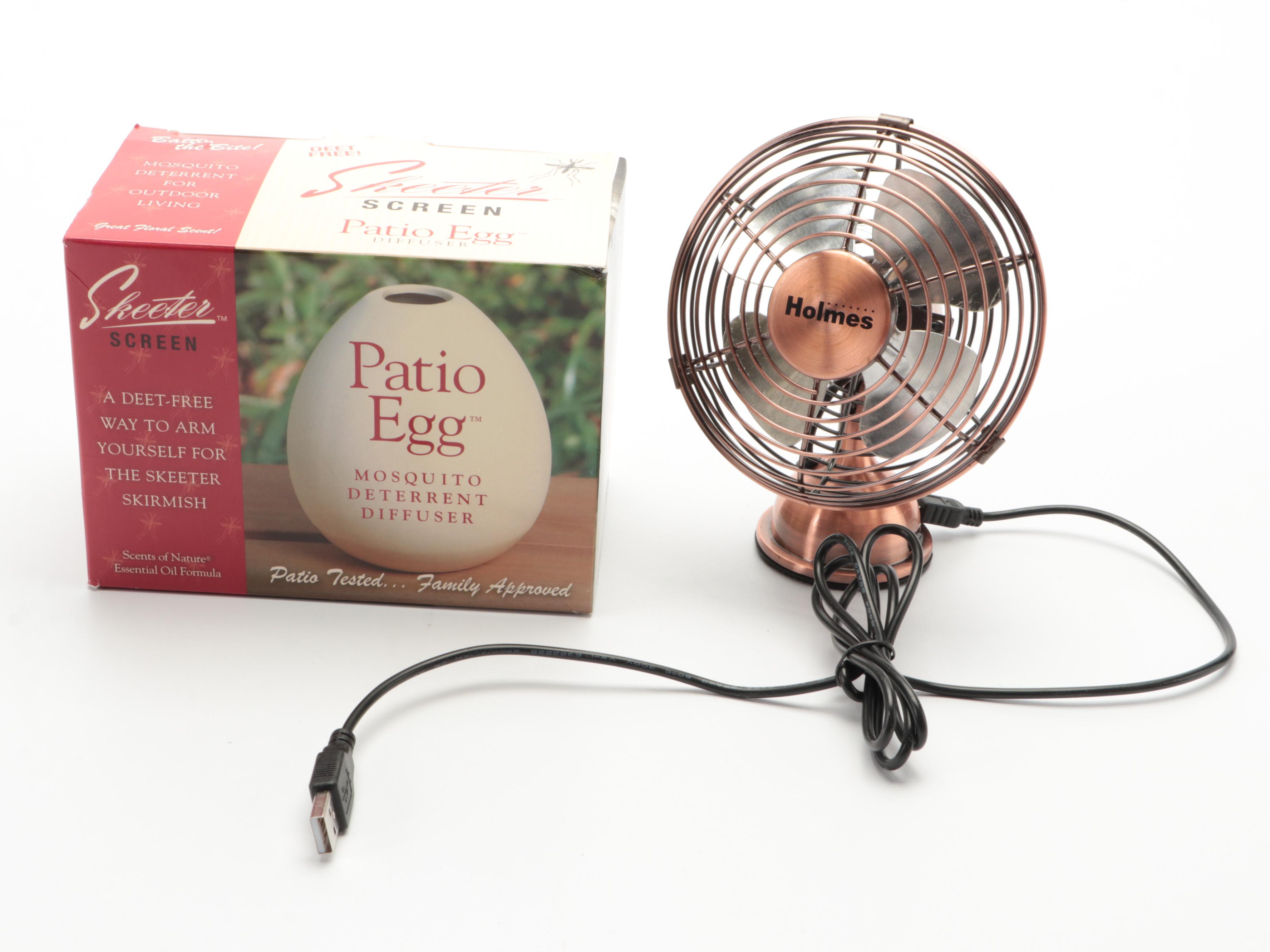 Contemporary Desktop and Patio Décor with Small Electronics