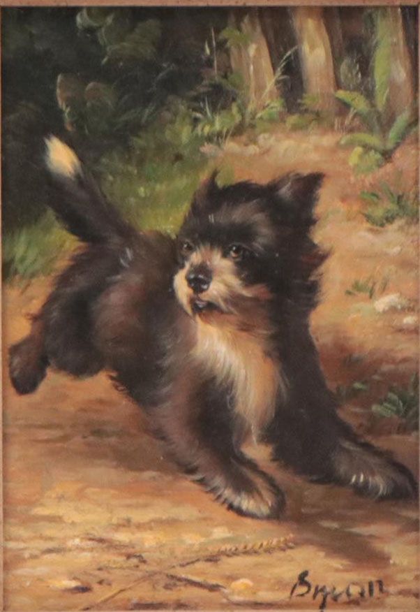 Oil Painting of Dog Portrait