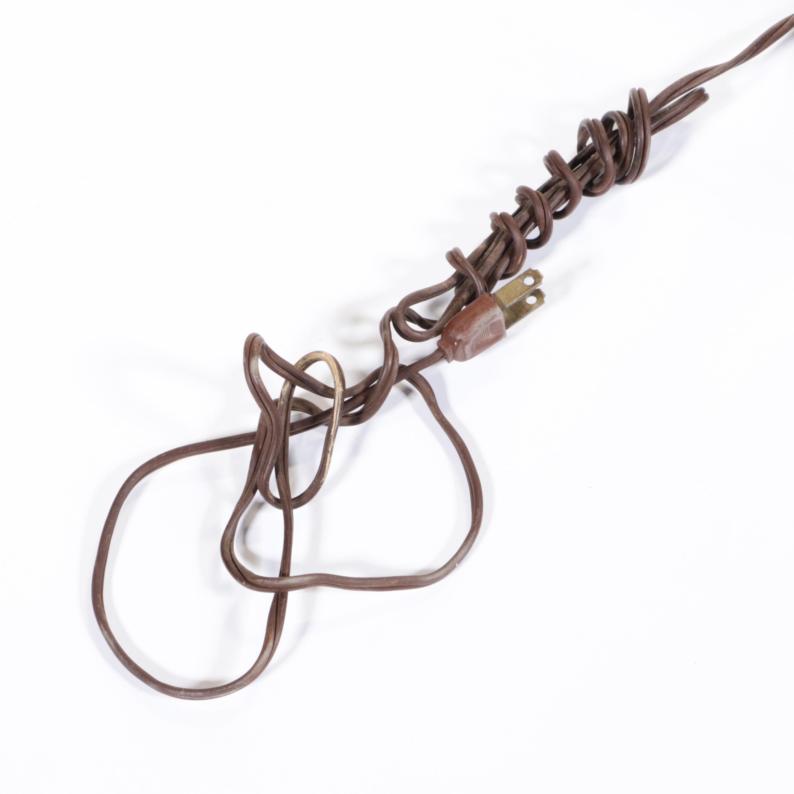 Modern Iron Strap Floor Standing Lamp, Mid-20th Century