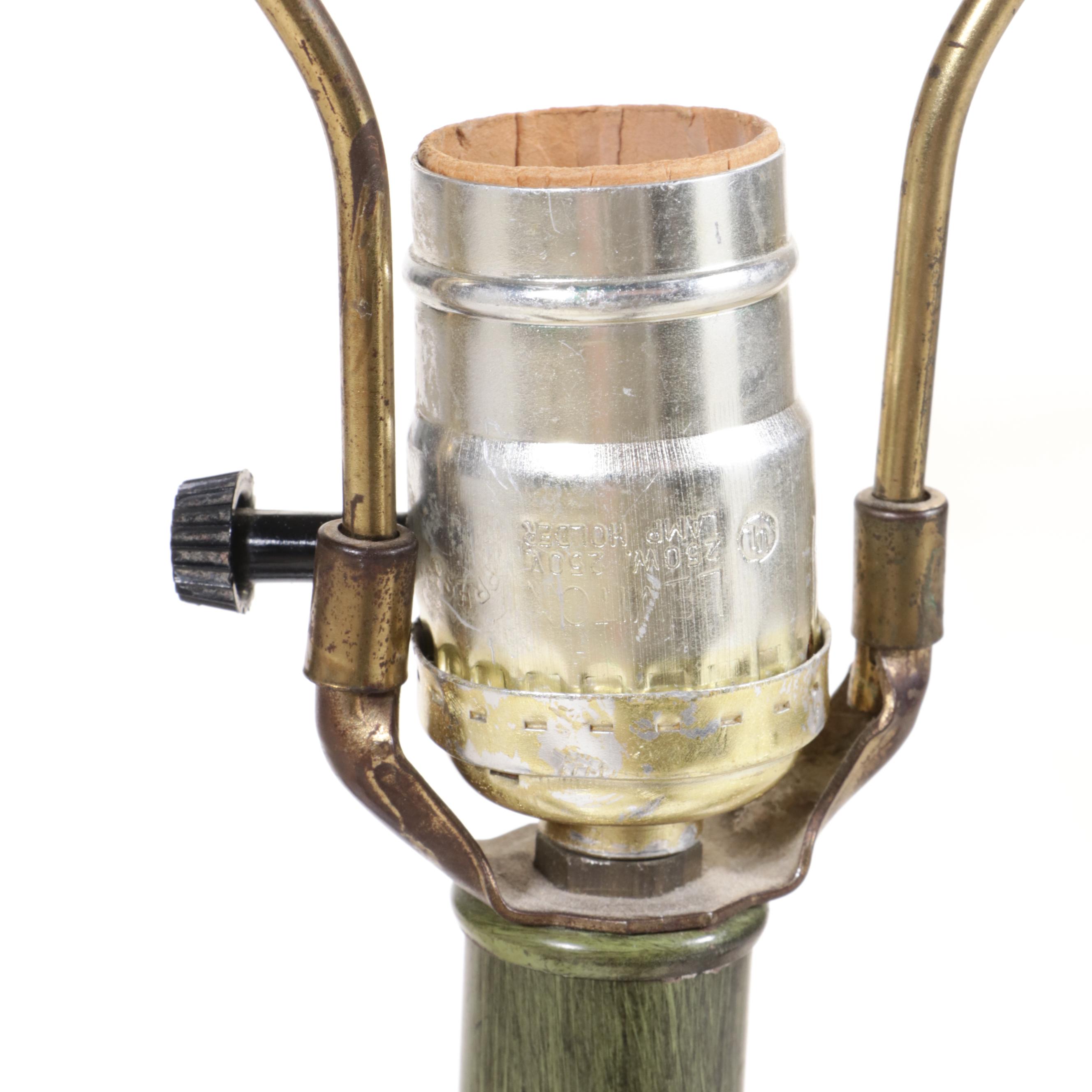 Modern Iron Strap Floor Standing Lamp, Mid-20th Century