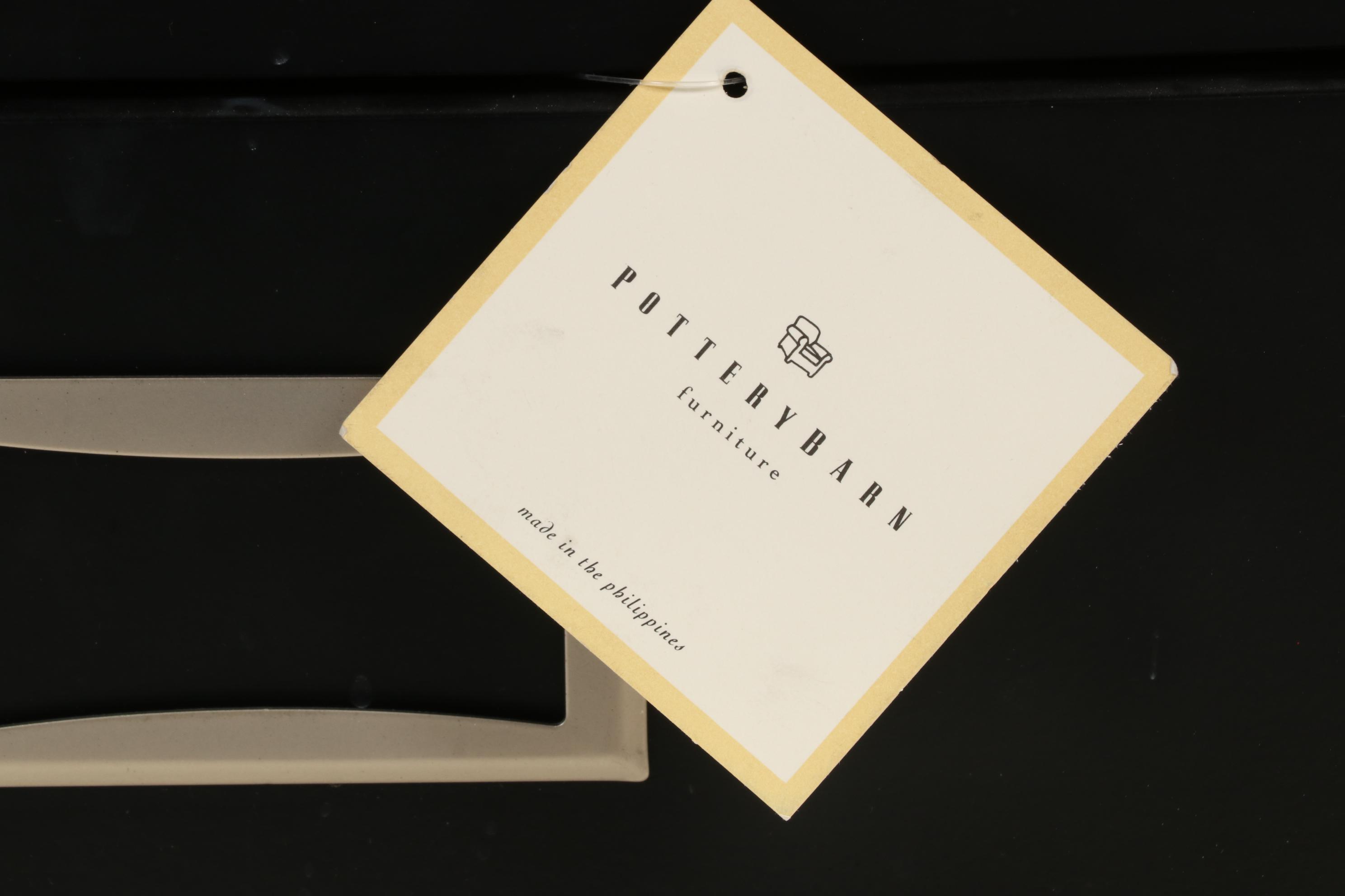 Contemporary Pottery Barn Modular Corner Desk, Credenza and Office Chair