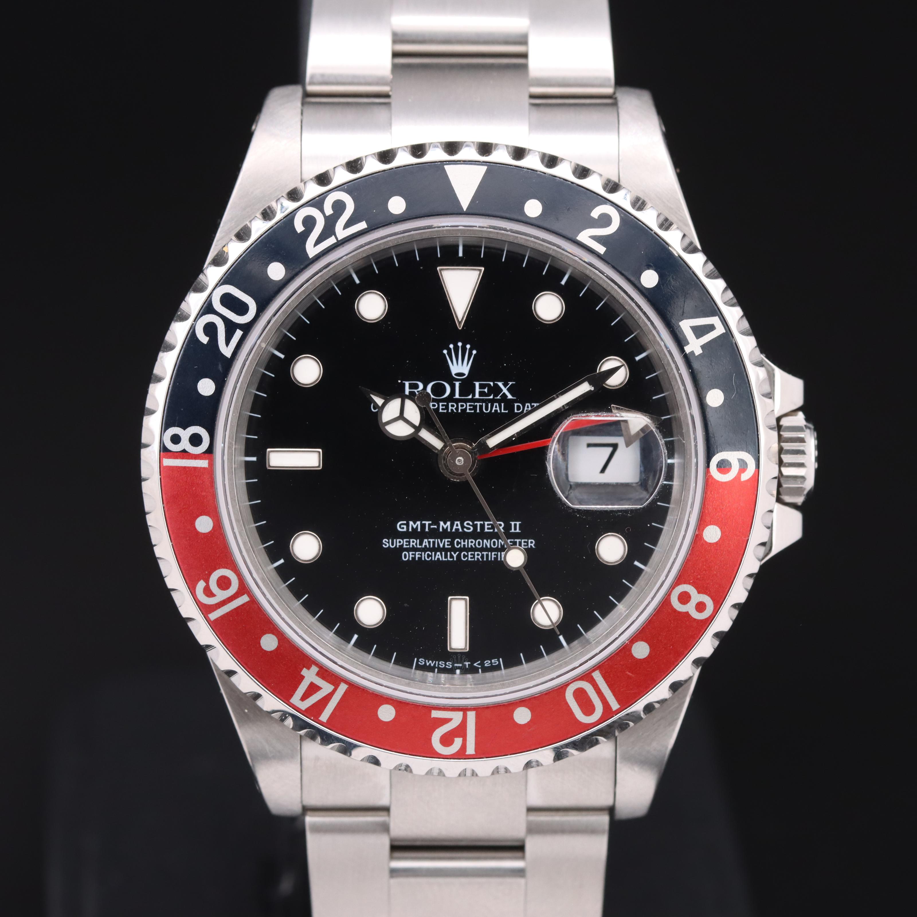 1991 Rolex GMT-Master II "Coke" Bezel Watch